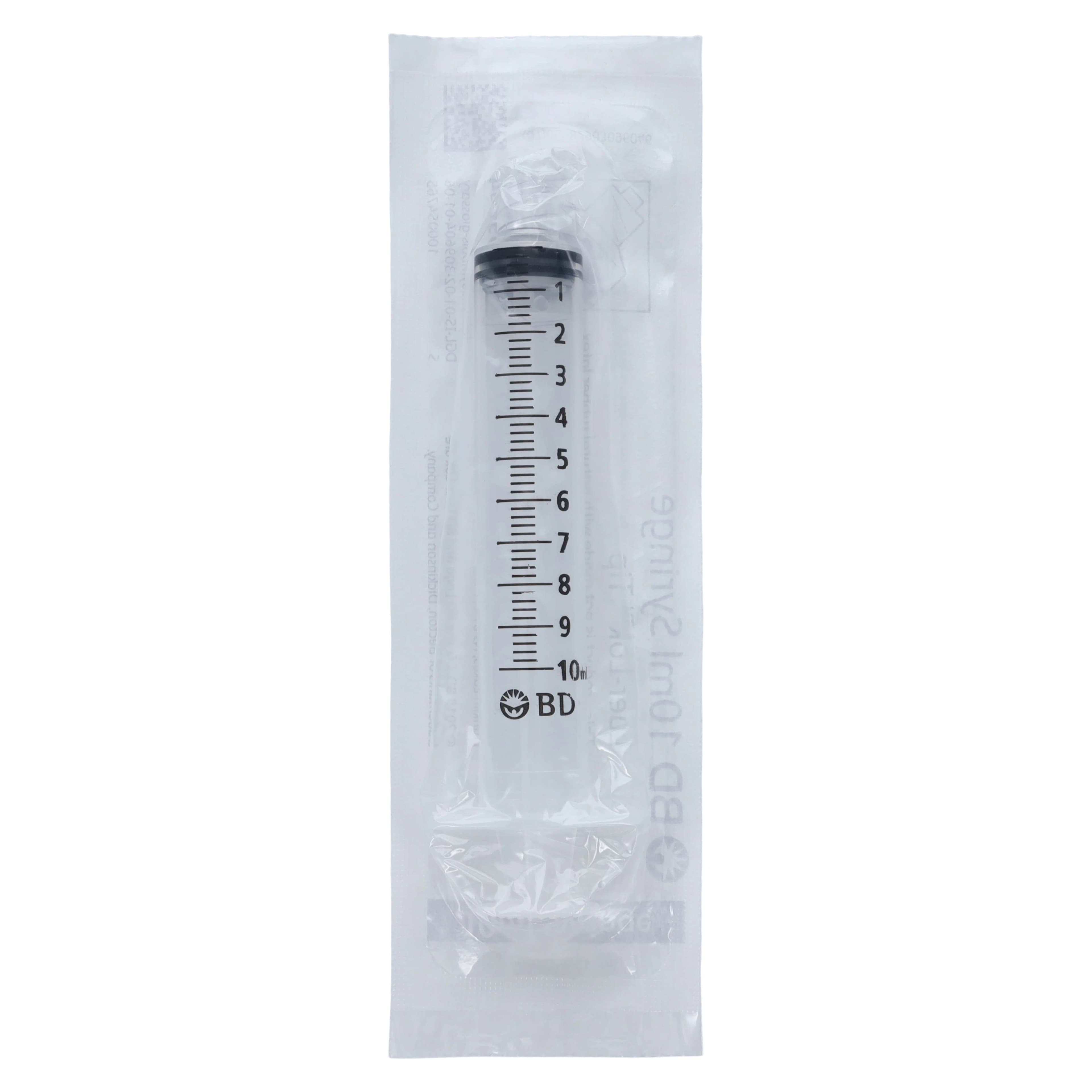 BD General Use Syringe, 10mL, Luer Lock, No Dead Space, Graduated, Without Needle, Sterile, 400/Case - Syringe Luer Lock NF - Image 1
