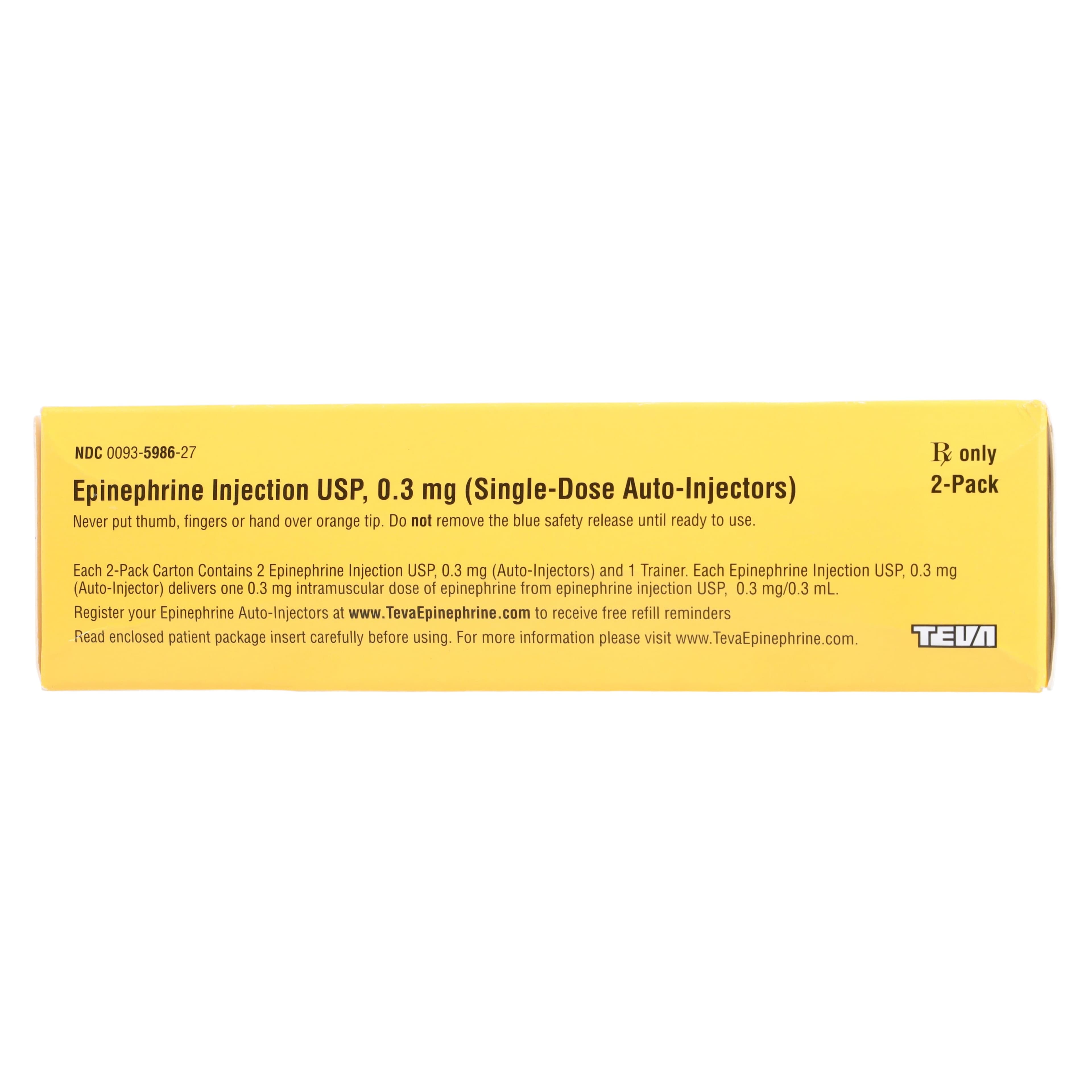 Epinephrine Adult Auto-Injector, 0.3mg, 2/Package, Teva Pharmaceuticals thumbnail 13