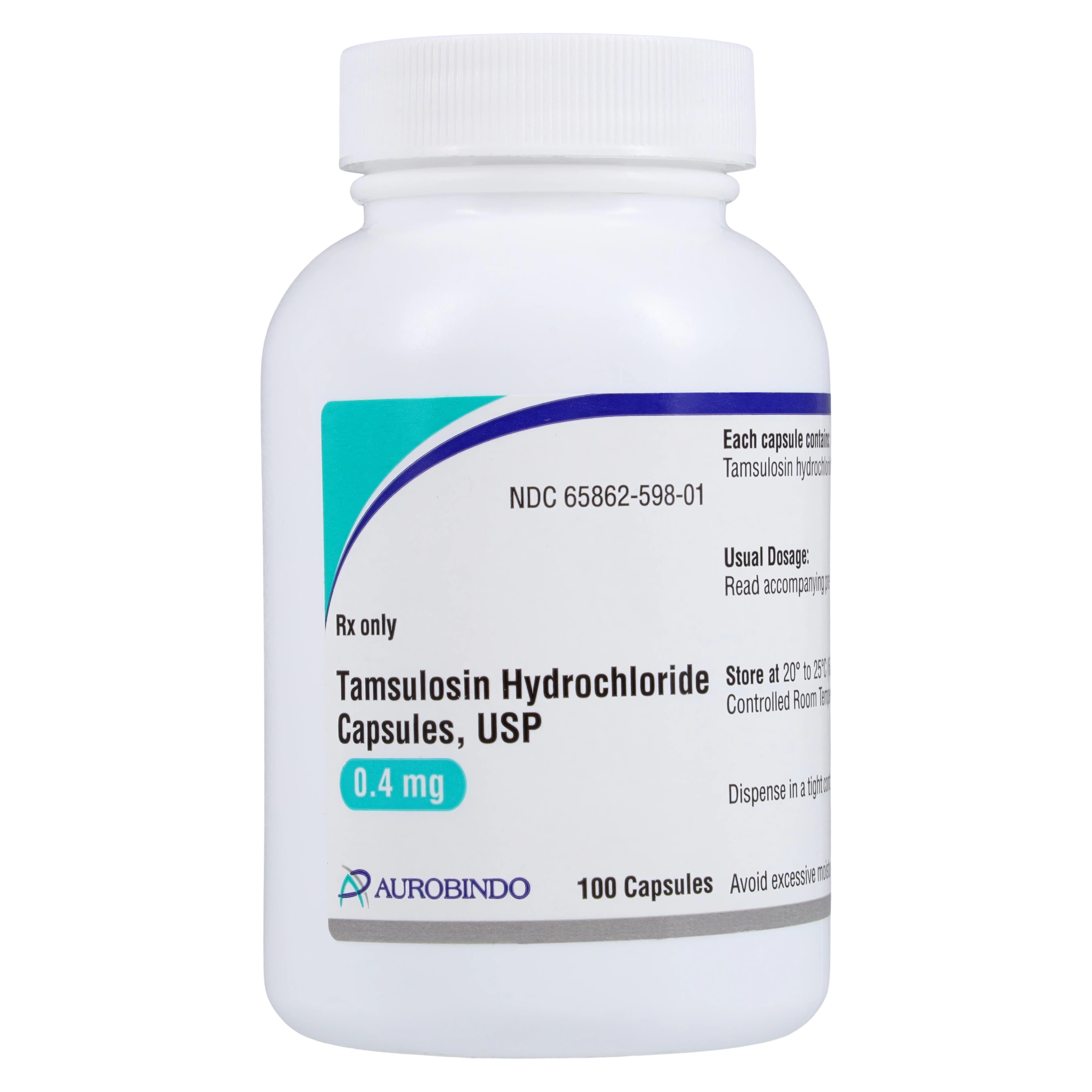 Tamsulosin HCl Capsules, 0.4mg, 100/Bottle - Tamsulosin HCl Capsules - Image 1