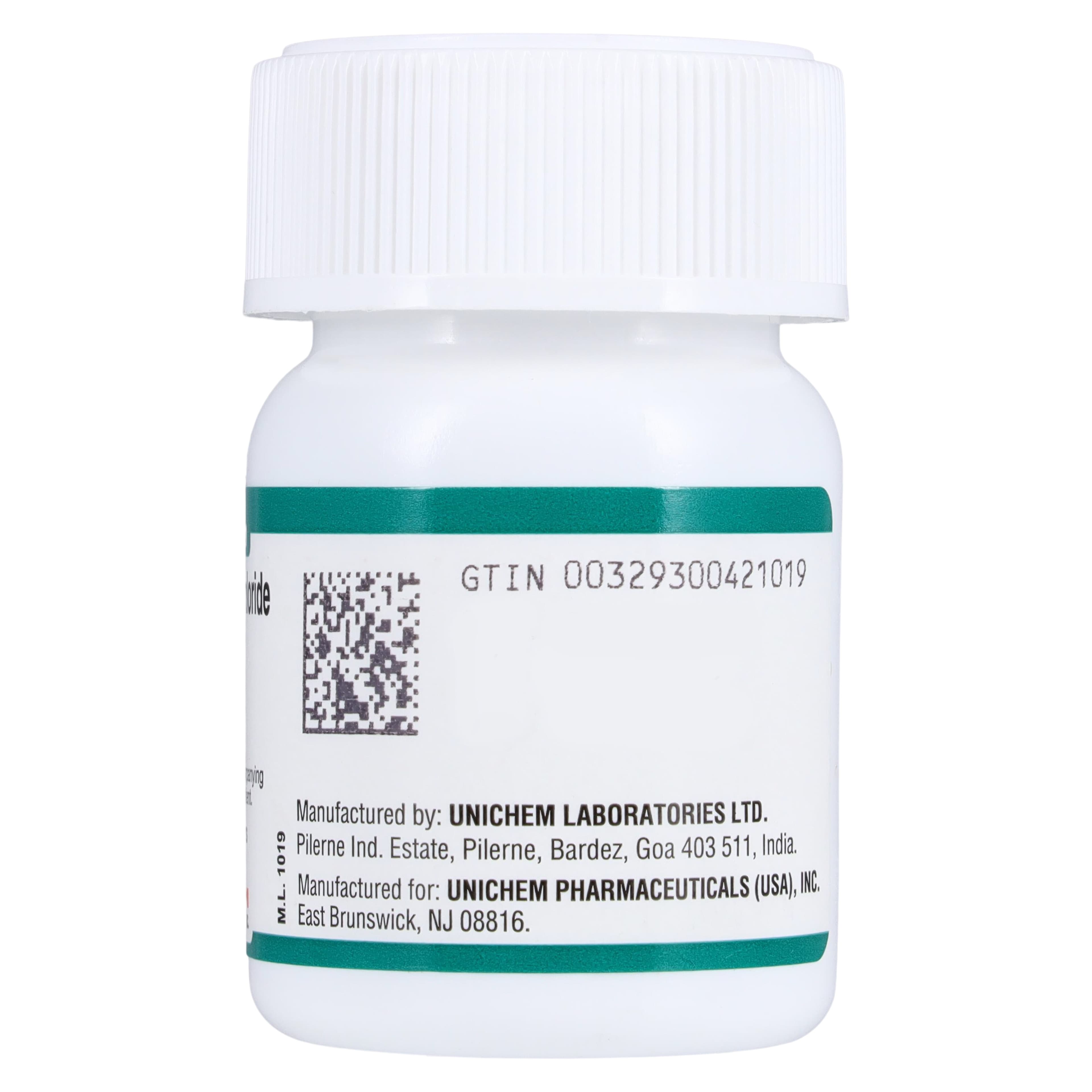 Amitriptyline HCl Tablets, 50mg, 100/Bottle, Unichem Pharmaceuticals thumbnail 3