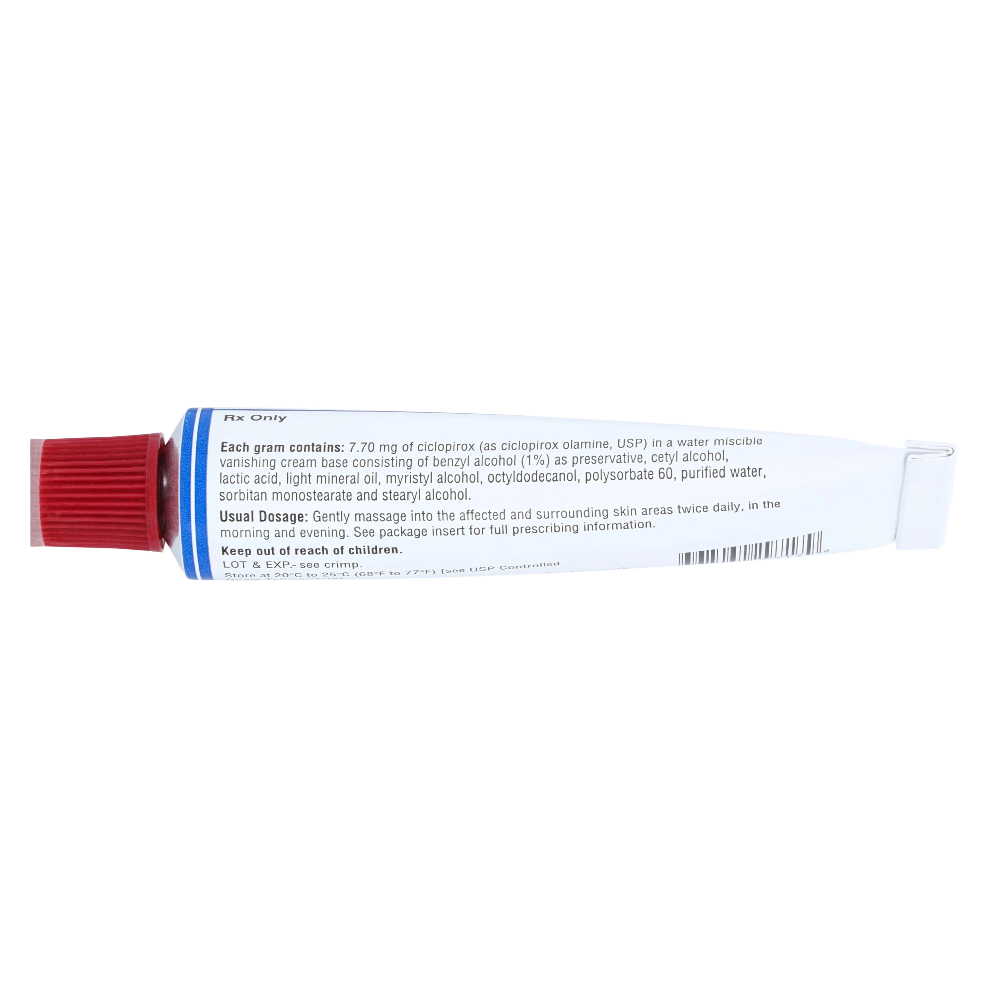 Ciclopirox Cream 0.77%, 15g Tube, Glenmark Pharmaceuticals thumbnail 3