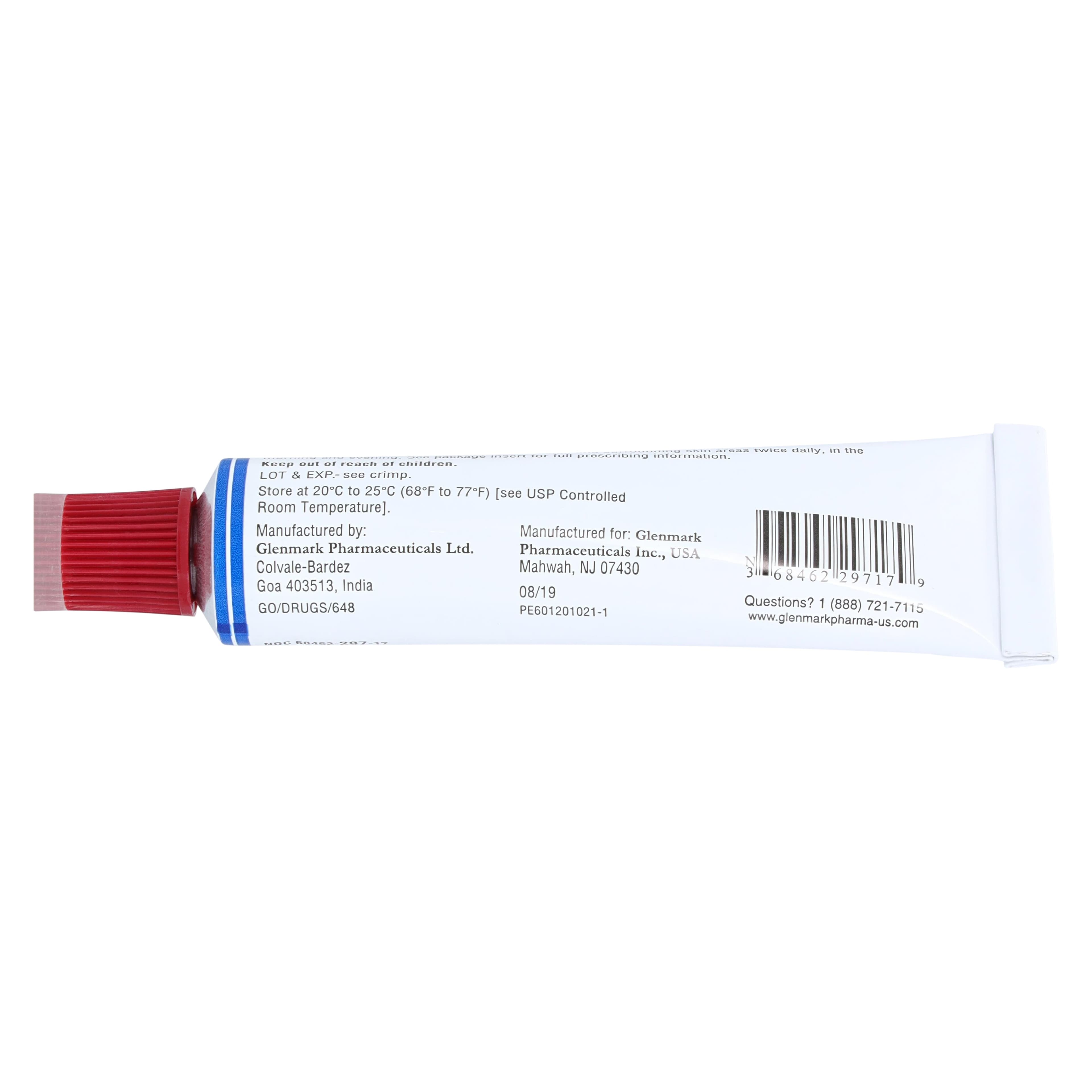 Ciclopirox Cream 0.77%, 15g Tube, Glenmark Pharmaceuticals thumbnail 4