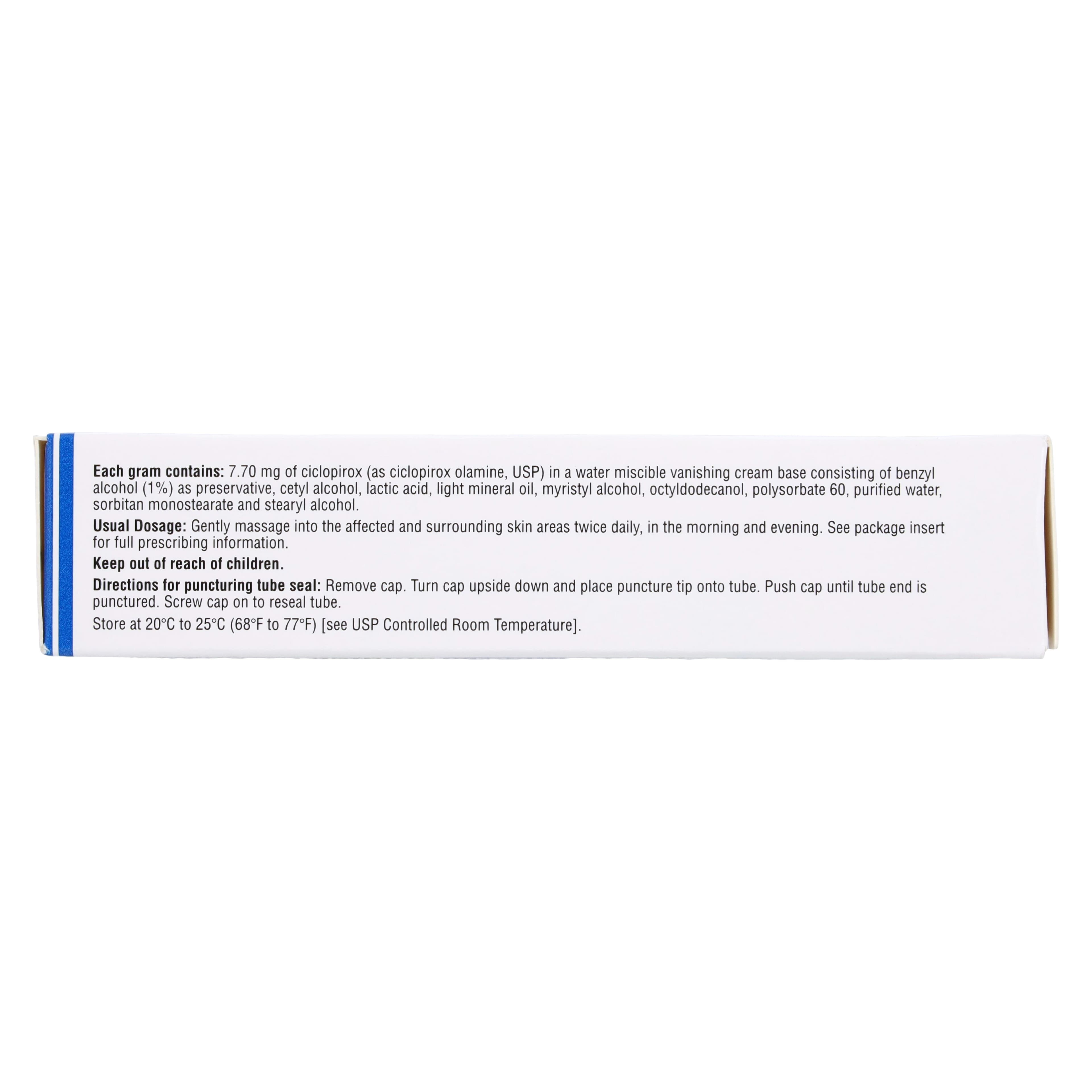 Ciclopirox Cream 0.77%, 15g Tube, Glenmark Pharmaceuticals thumbnail 5