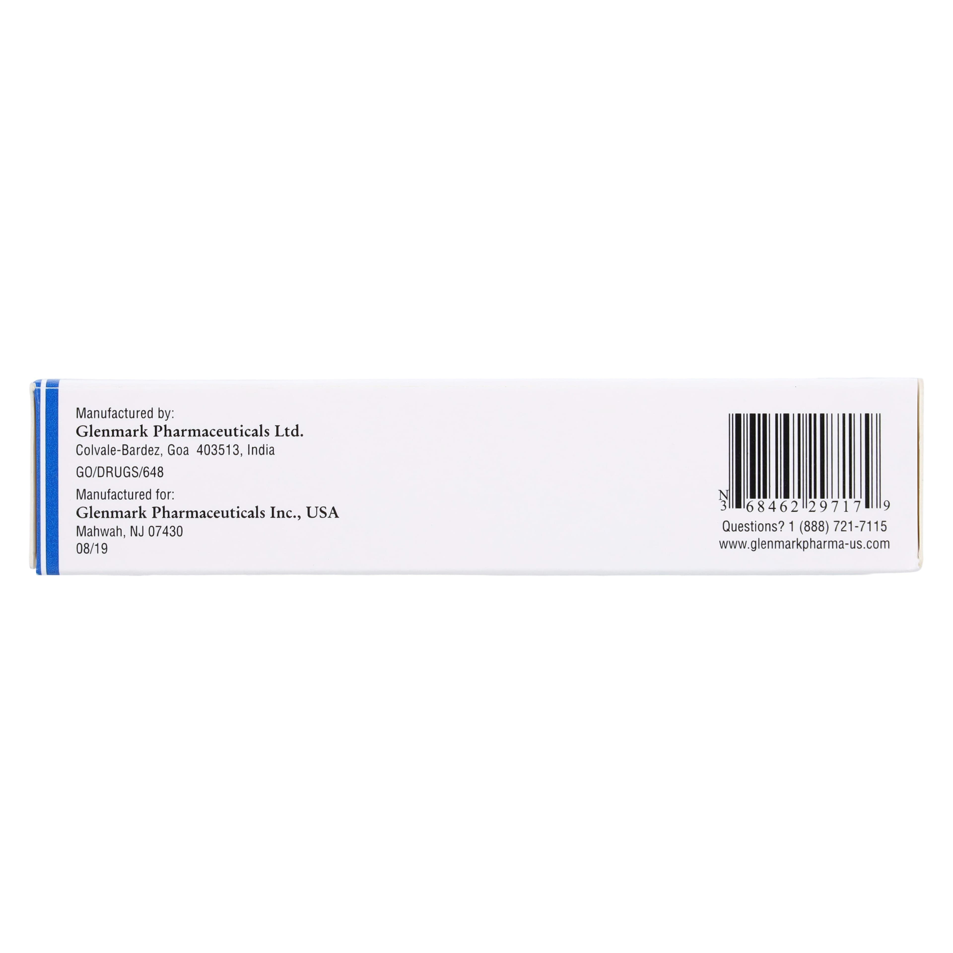 Ciclopirox Cream 0.77%, 15g Tube, Glenmark Pharmaceuticals thumbnail 6
