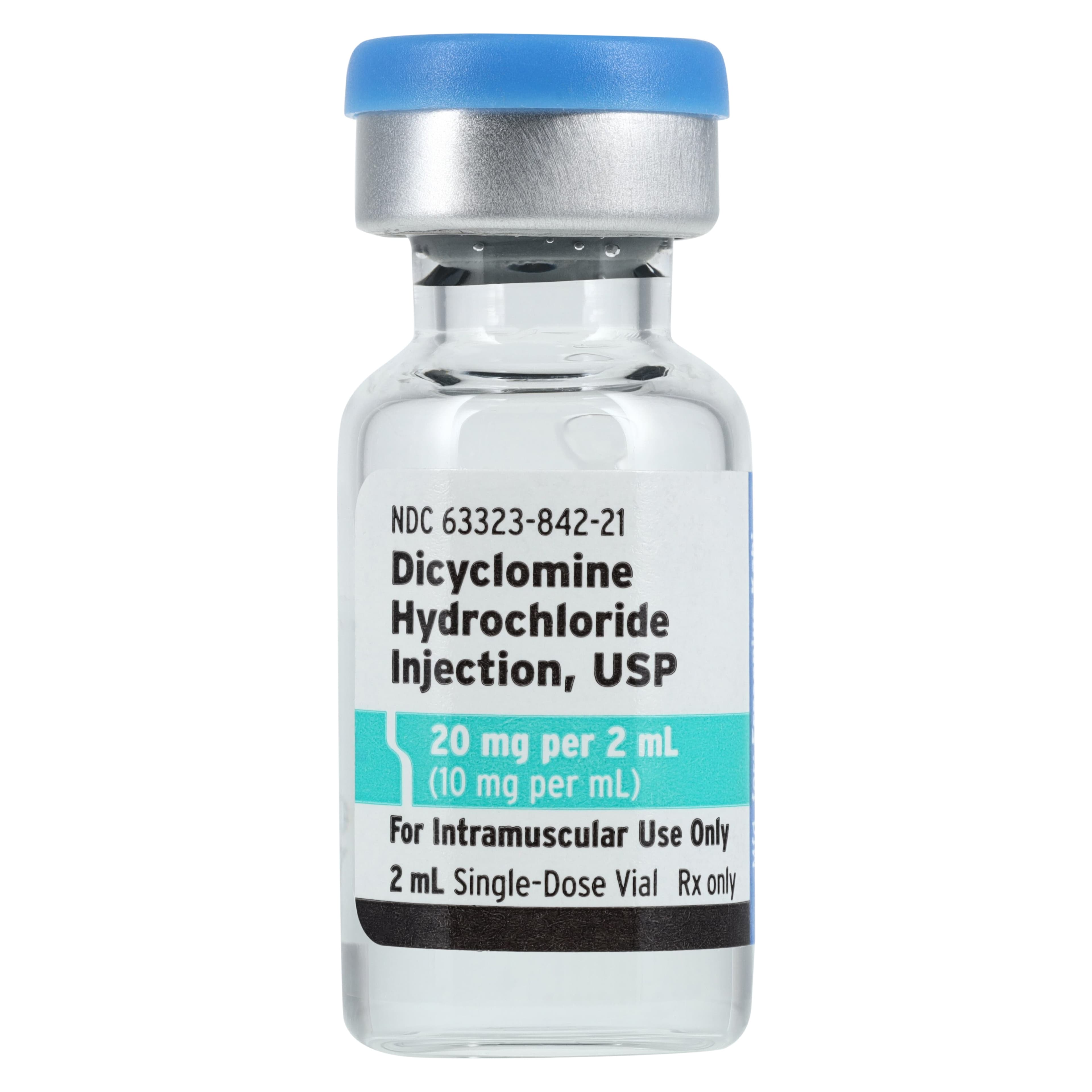 Dicyclomine HCl Injection 10 mg/mL, Single-Dose Vial, 2 mL, 5/Package, Fresenius Kabi thumbnail 2