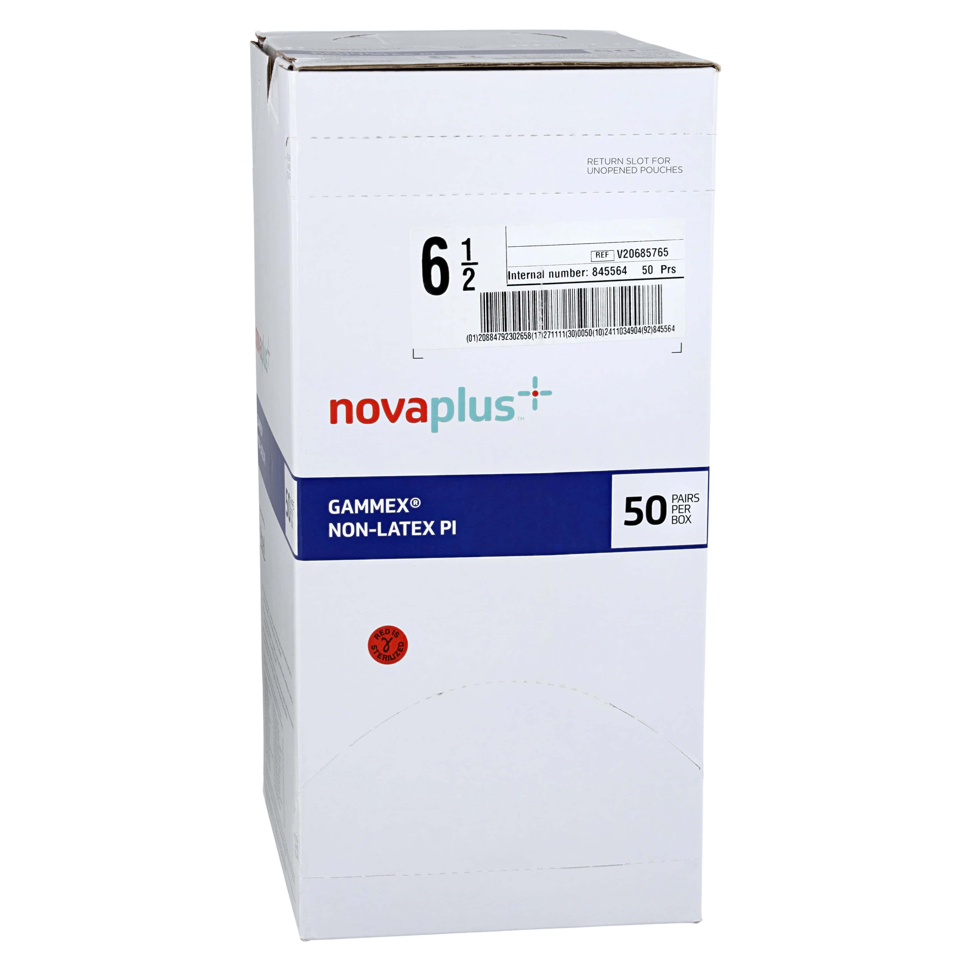 Ansell Gammex Non-Latex Polyisoprene Surgical Gloves, Size 6.5, White, Chemo Tested thumbnail 3