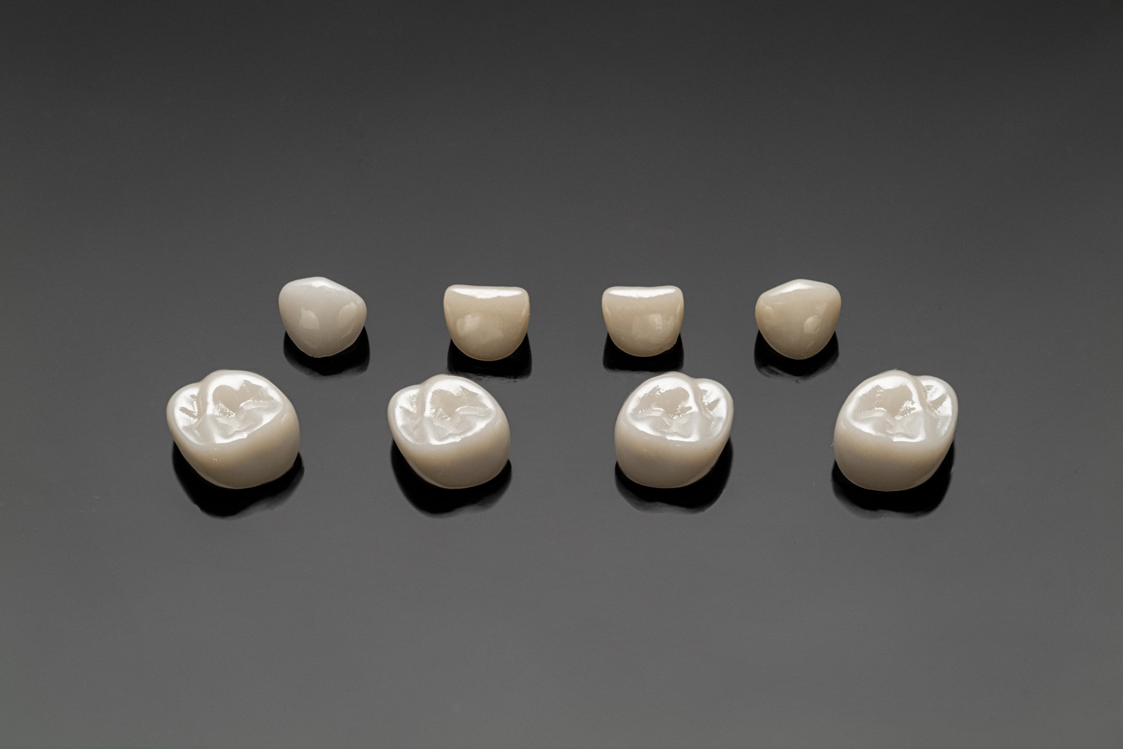 Acero Z1 Zirconia Primary Anterior Crown, Upper Central Incisor, Size 2, 1/Pkg, Z1 EF2 - Acero Zirconia Upper Primary Centrals "E" &amp; "F" - Image 1
