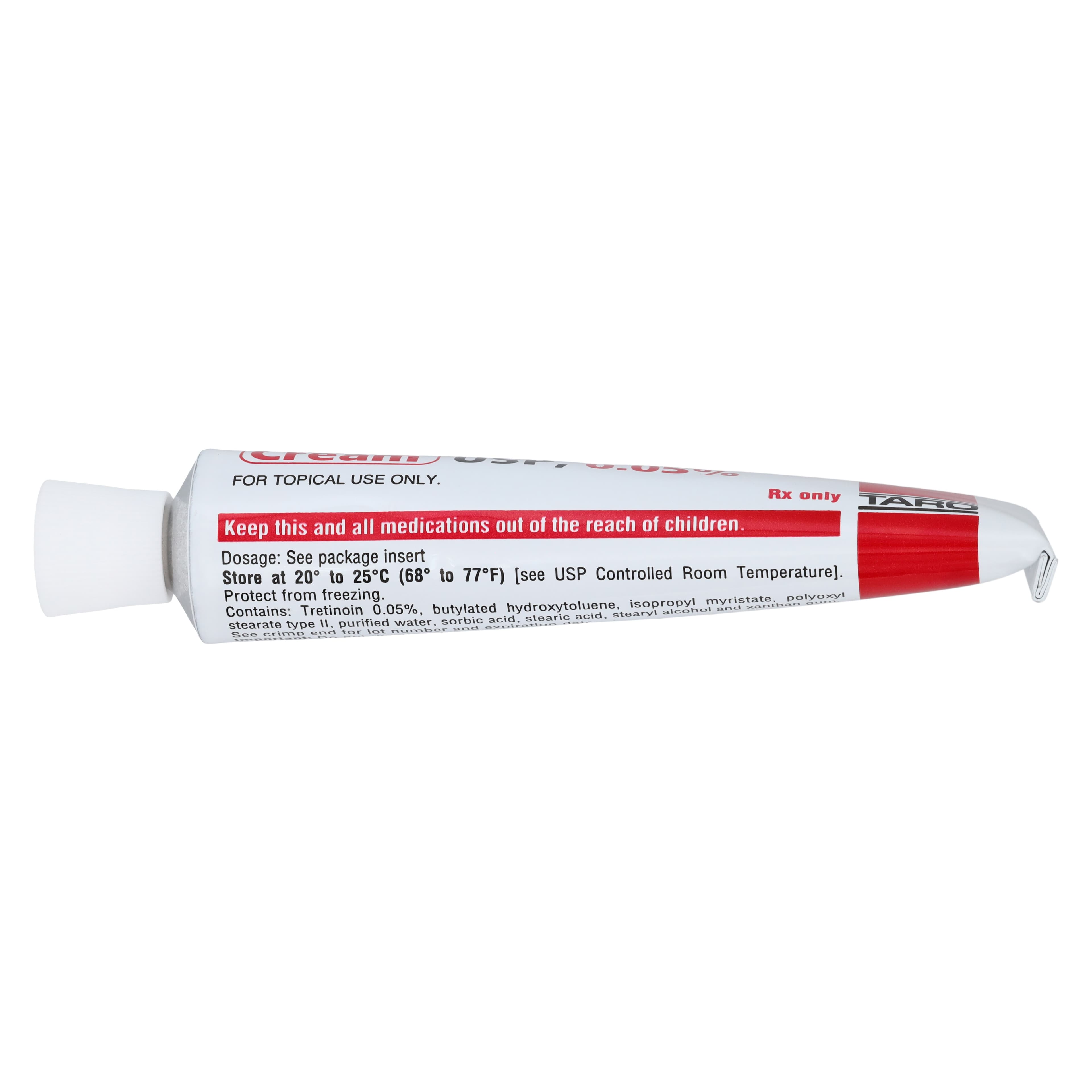 Tretinoin Cream 0.05%, Topical, 20 g Tube (Taro Pharmaceutical) thumbnail 4