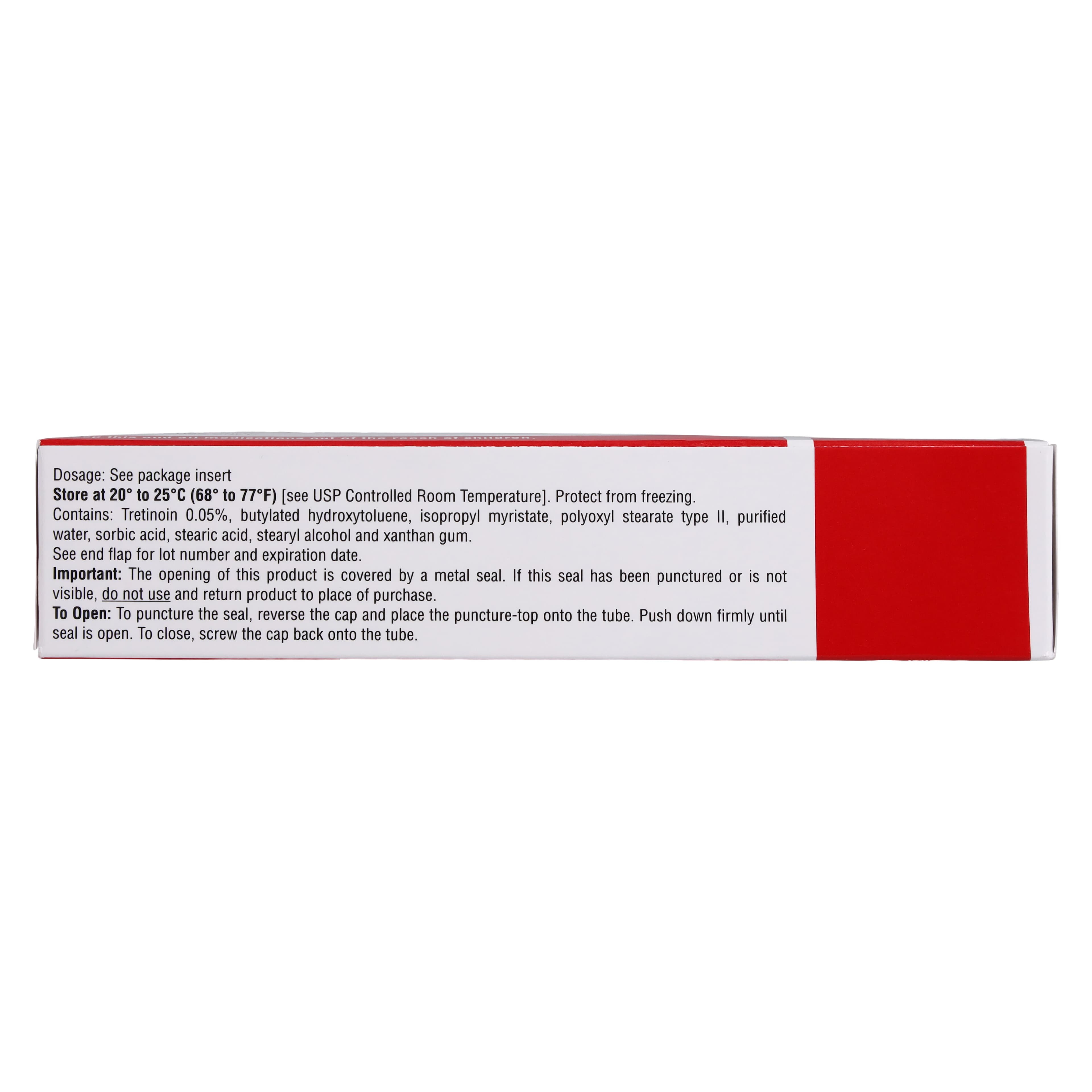 Tretinoin Cream 0.05%, Topical, 20 g Tube (Taro Pharmaceutical) thumbnail 5