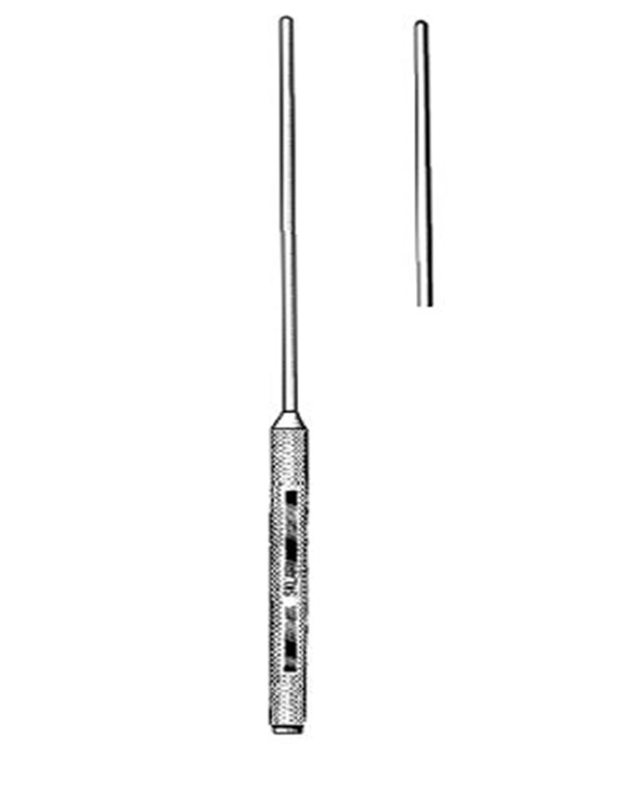 Garrett Vascular Dilator, Blunt, 3.5mm, 8-1/2", Stainless Steel, Non-Sterile, Reusable - GARRETT VASC DILATOR 3.5MM - Image 1