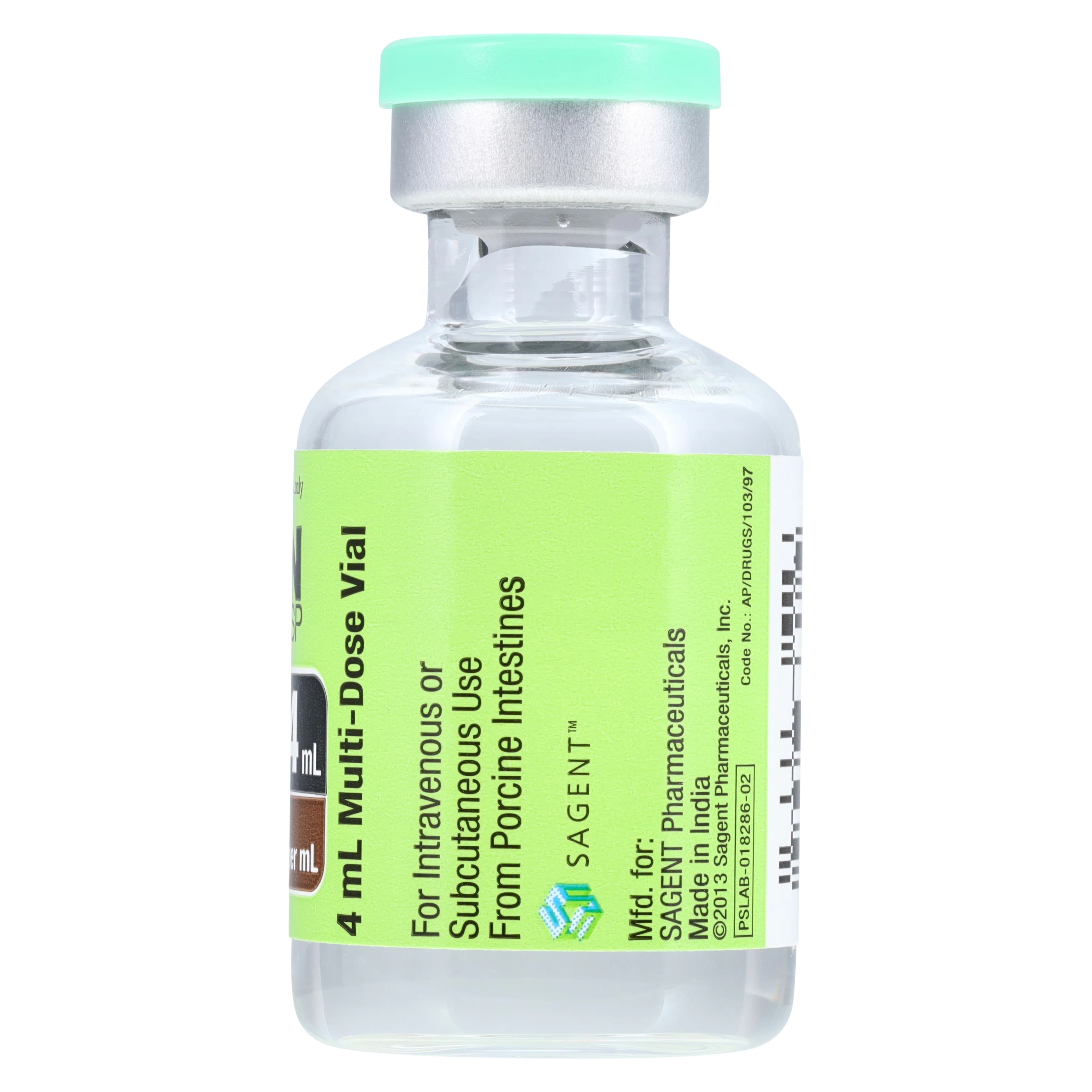 Heparin Sodium (Pork) Injection, 10,000 USP Units/mL, Multiple-Dose Vial, 4 mL, 25/Package thumbnail 3