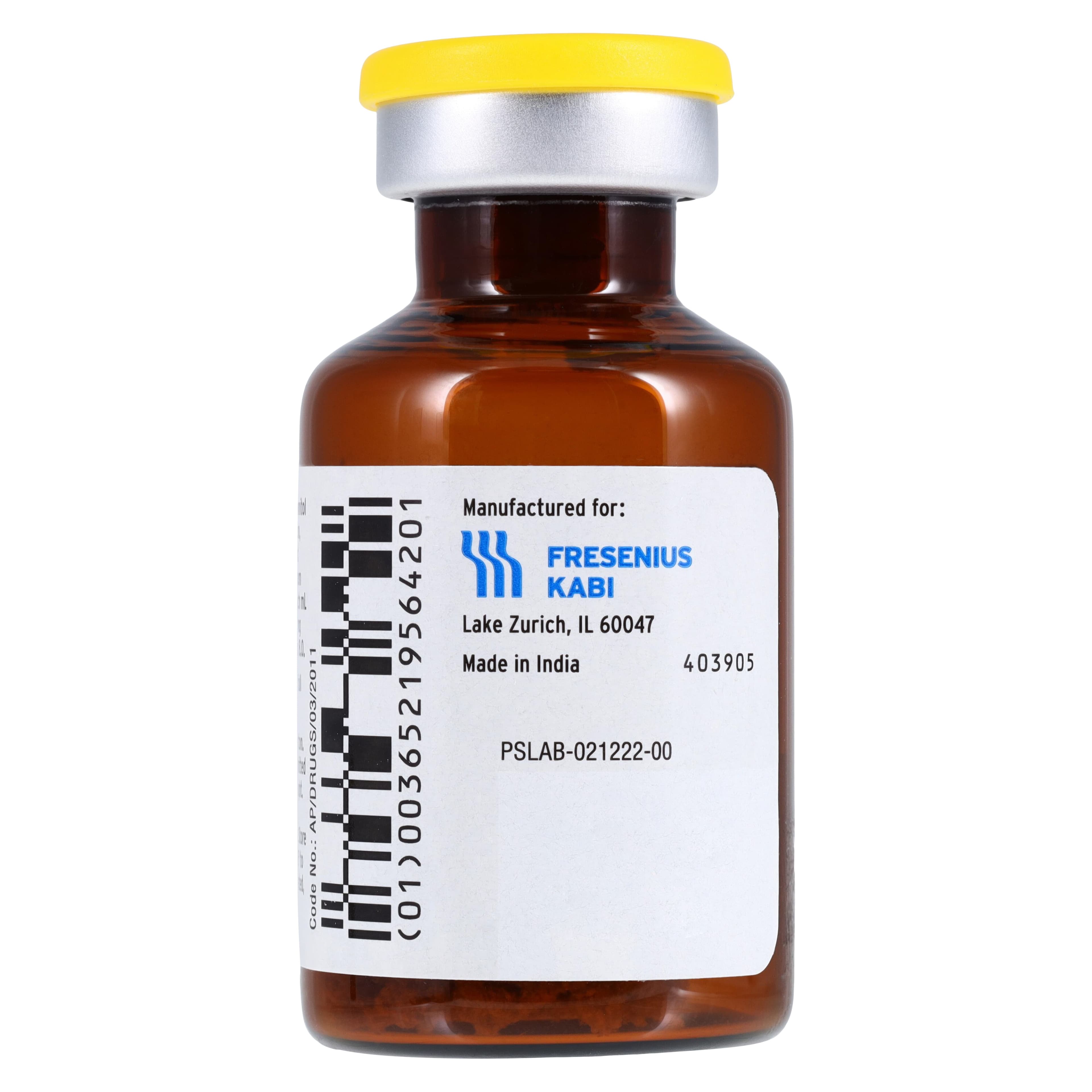 Mitomycin Injection, Lyophilized, 5 mg/vial, Single-Dose Vial, 15 mL, Fresenius Kabi thumbnail 4