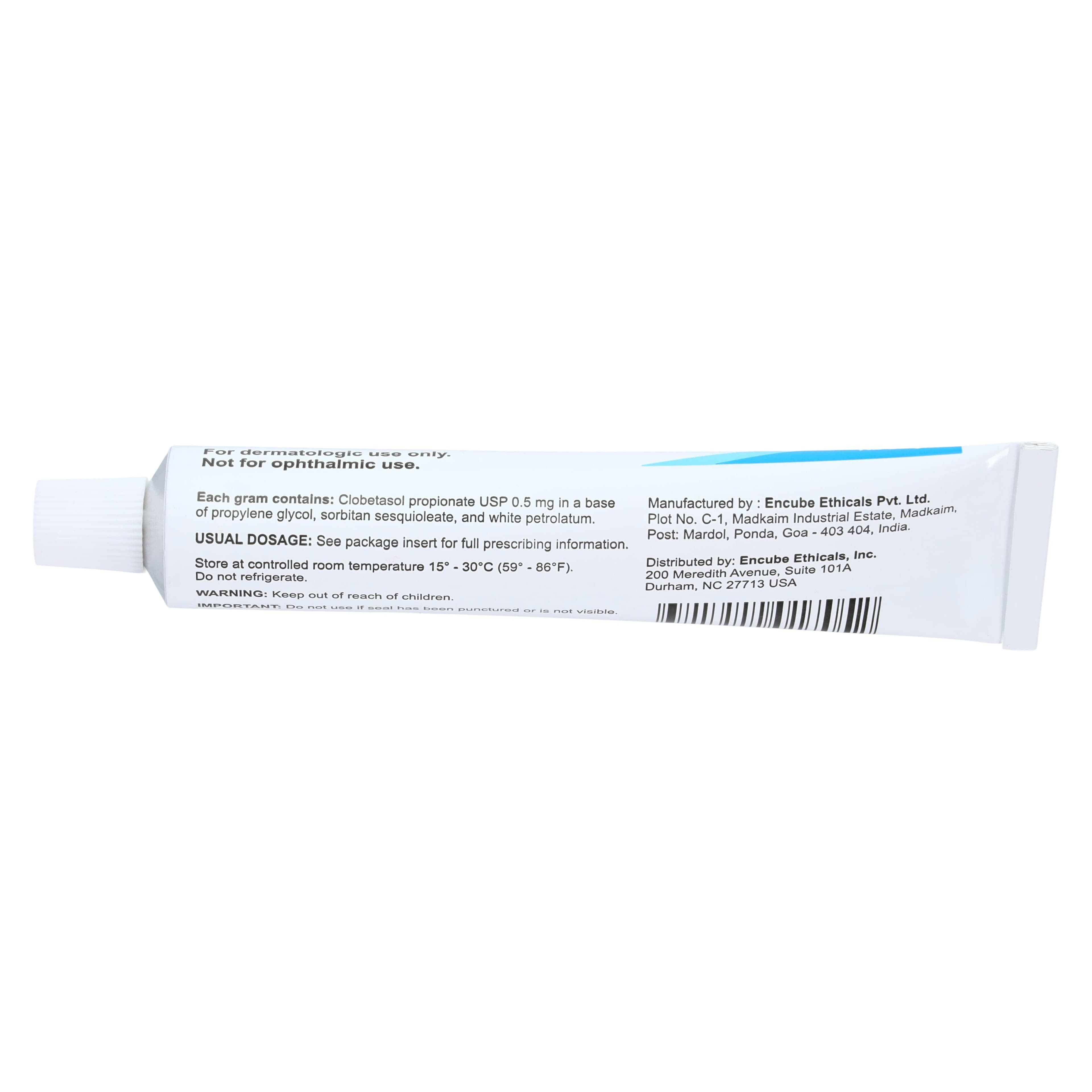 Clobetasol Propionate Ointment 0.05%, 30g Tube thumbnail 3
