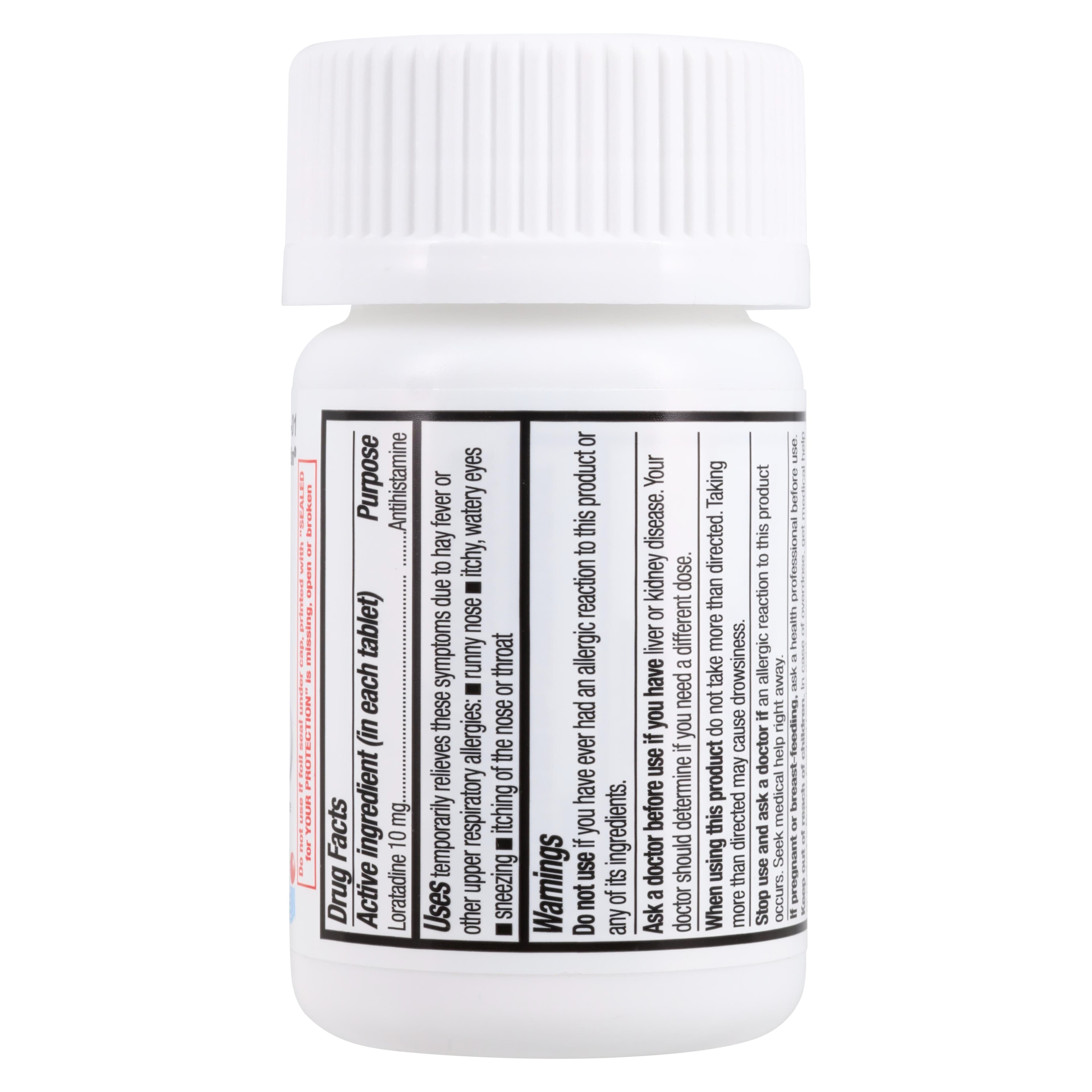 Loratadine Tablets, 10mg, 100/Bottle thumbnail 2