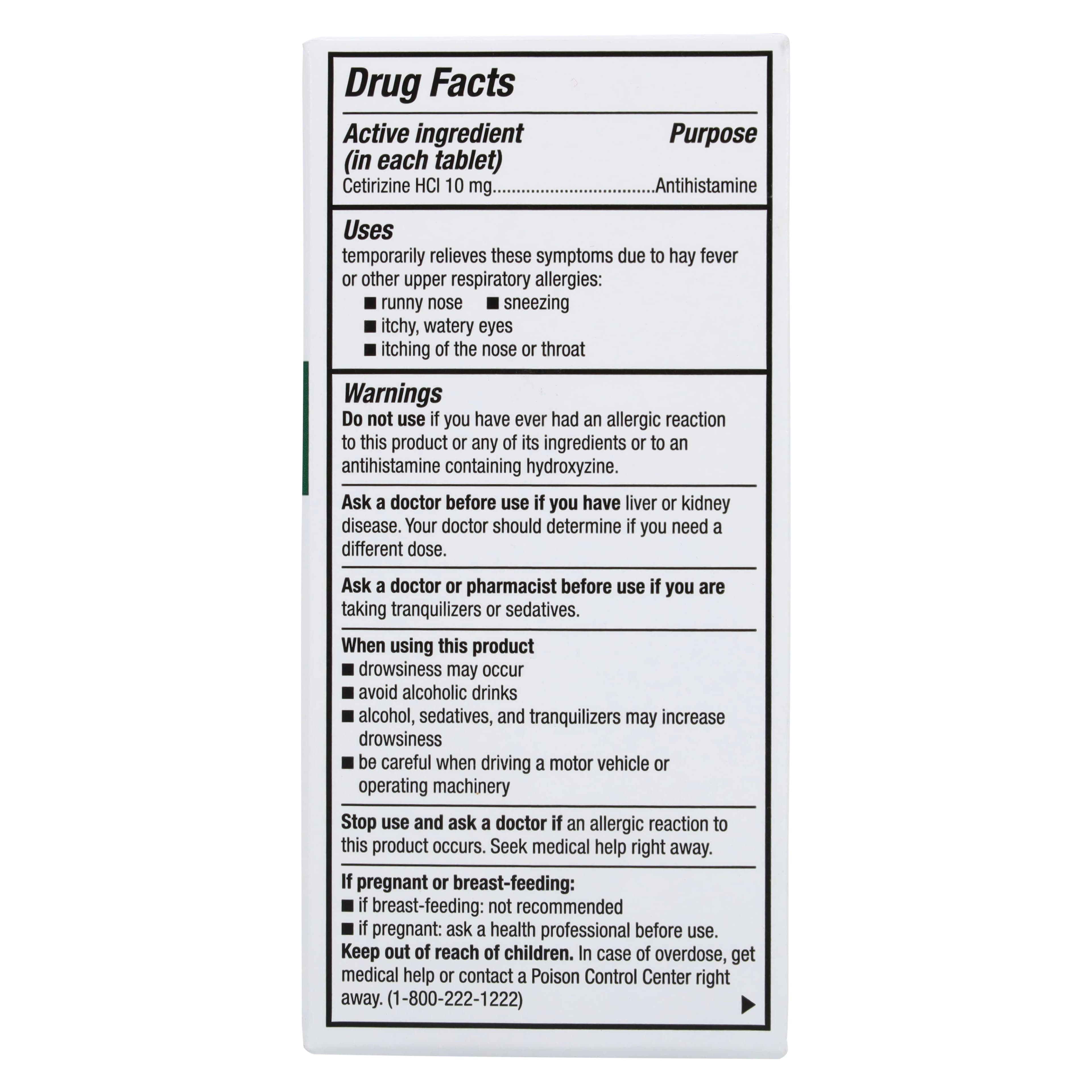 Cetirizine HCl Tablets 10 mg, 300 Count Bottle thumbnail 2