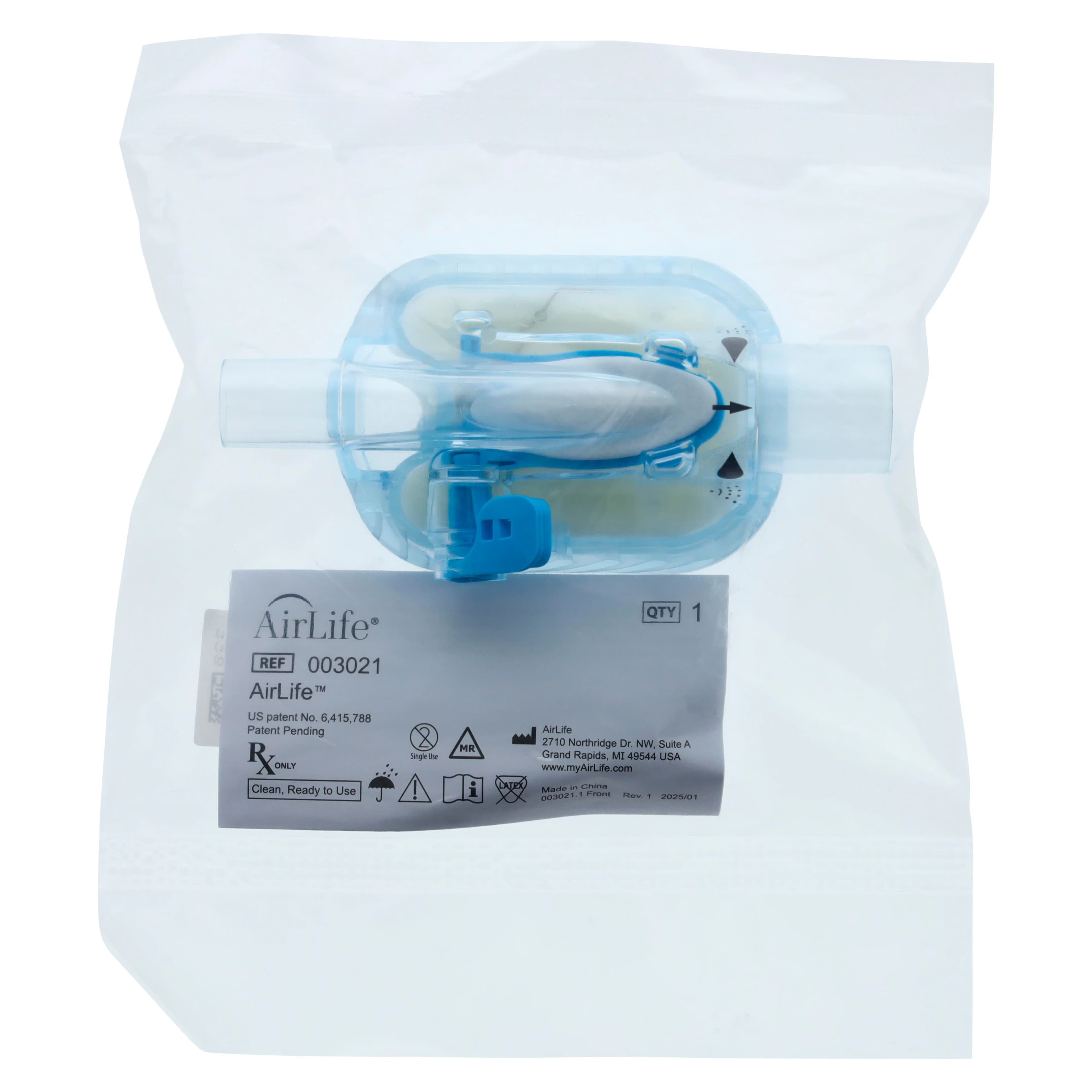 SunMed Heat/Moisture Exchanger with Airlife Filtered Bypass, 25/Case - Exchanger Heat/Moisture w/ Air - Image 1