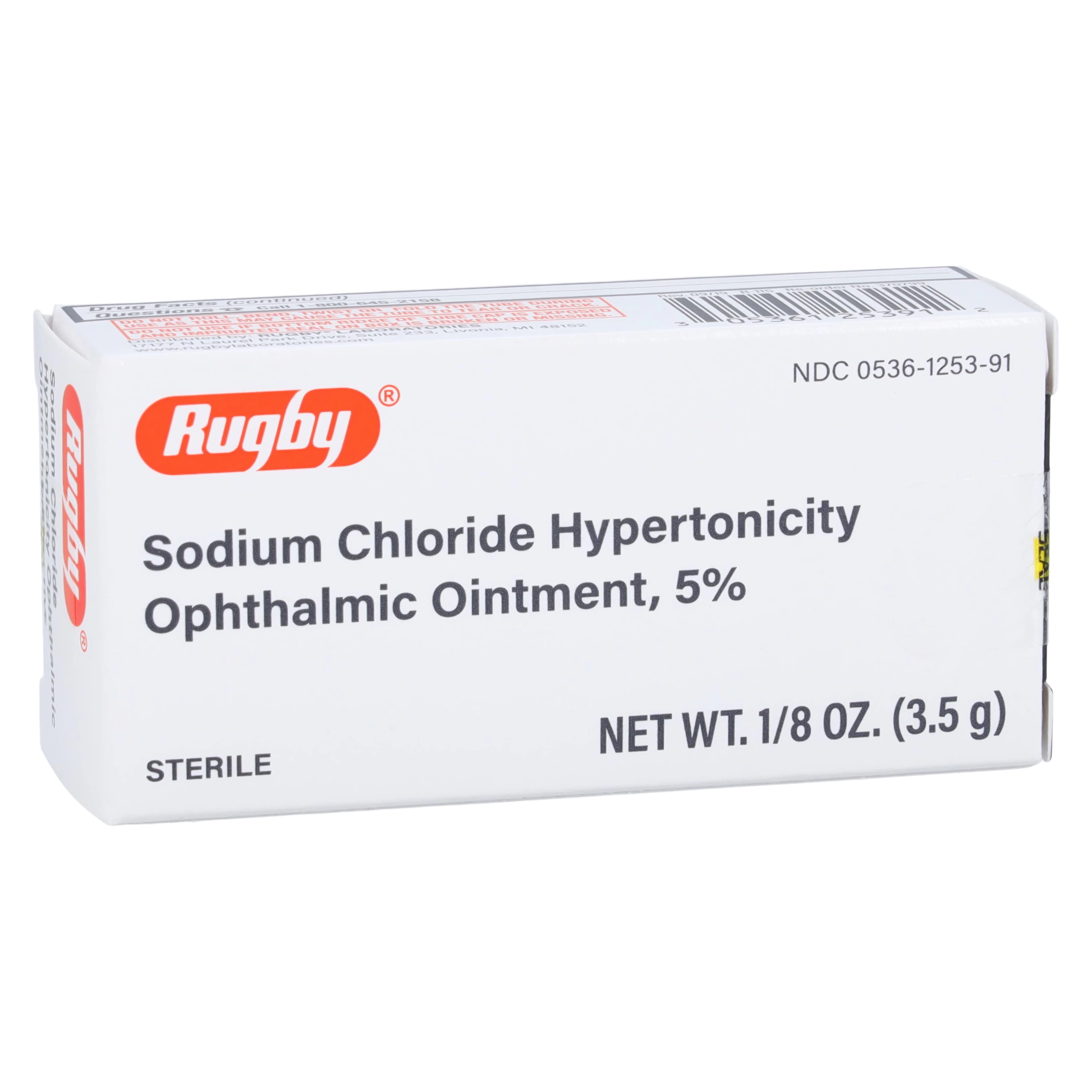 Sodium Chloride Ophthalmic Ointment 5%, 3.5g Tube - Sodium Chloride Ophth Oint - Image 1