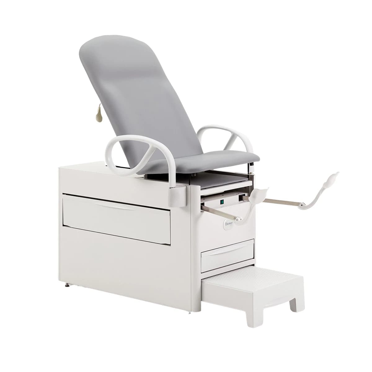 Brewer Versa Exam Table with Hand Control, Step, Tilt, Electric, Warm (Maverick Gray) - Versa Tbl Hdl/Stp/Tlt/E/Wrm - Image 1