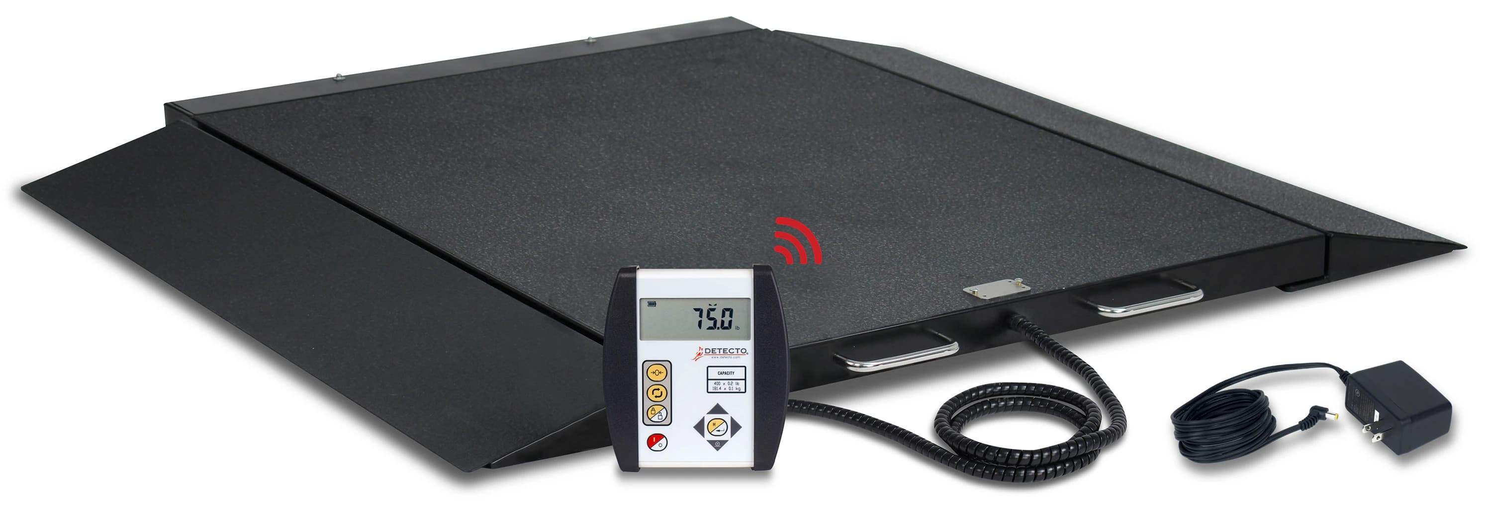 Detecto Wheelchair Scale, 1000 lb Capacity - Scale Wheelchair 1000lb Capaci - Image 1