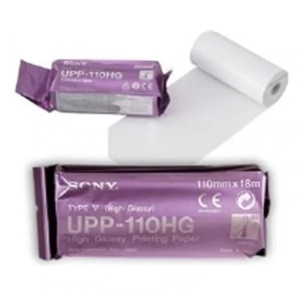 Sony UPP-110S High Density Ultrasound Imaging Paper, Roll, S-UPP110 - Sony Ultrasound Paper Of - Image 1