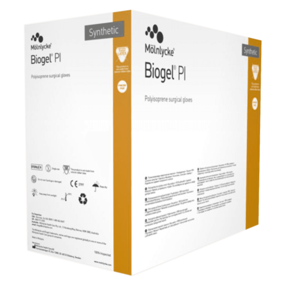 Biogel PI Synthetic Polyisoprene Surgical Gloves, Size 6, Straw, Powder-Free thumbnail 2