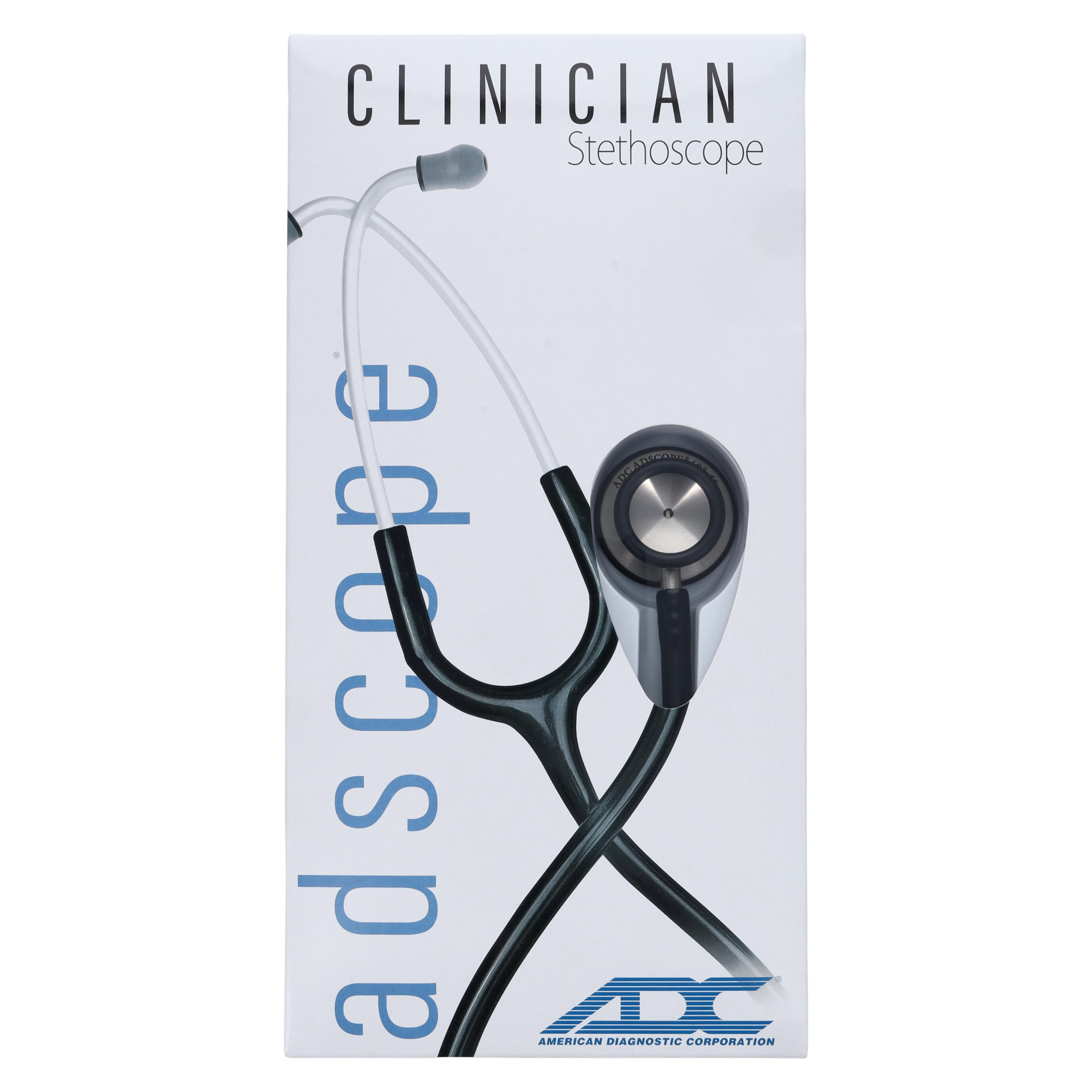 ADC Adscope 603 Classic Stethoscope, Adult, Black, Single Lumen Tubing thumbnail 9