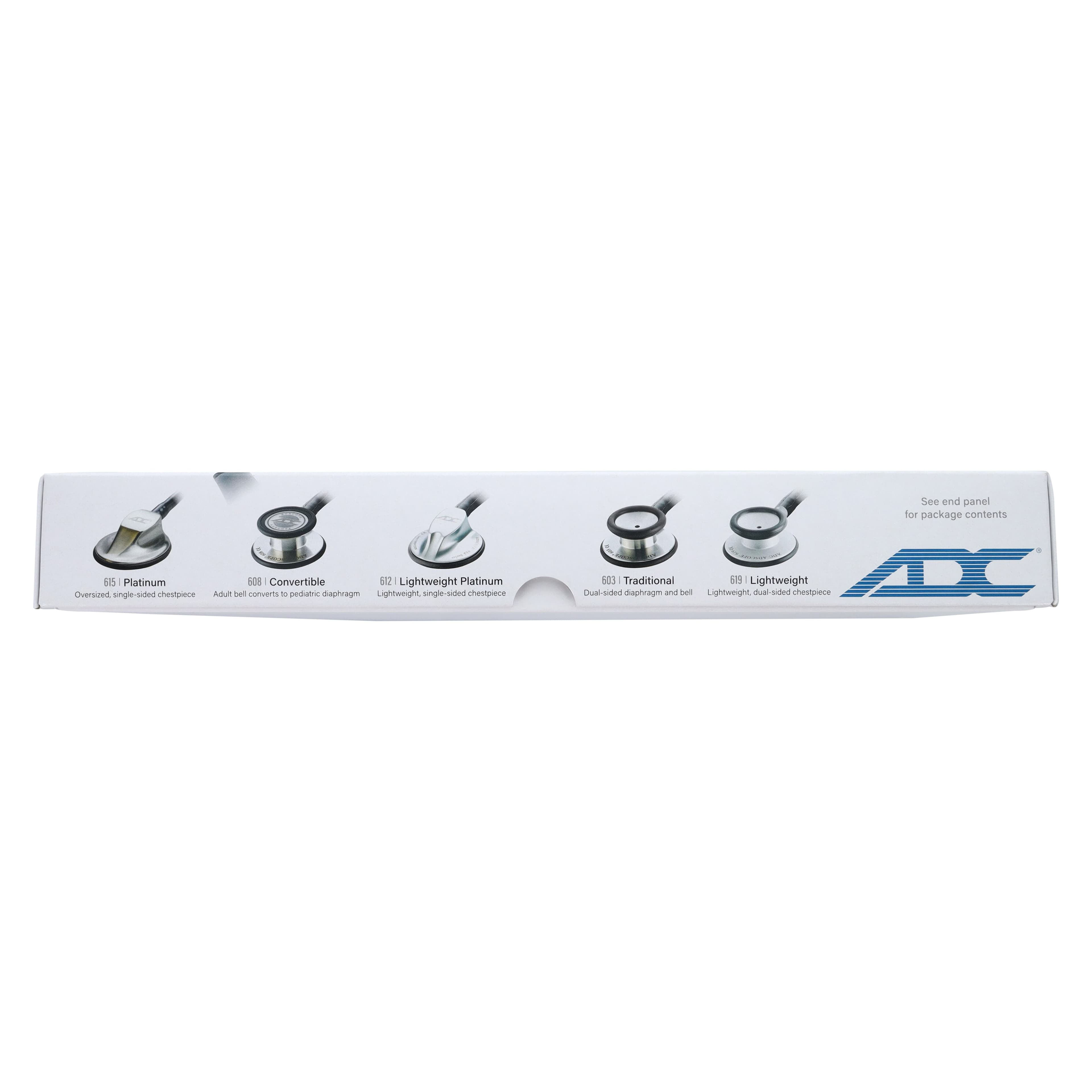 ADC Adscope 603 Classic Stethoscope, Adult, Black, Single Lumen Tubing thumbnail 10