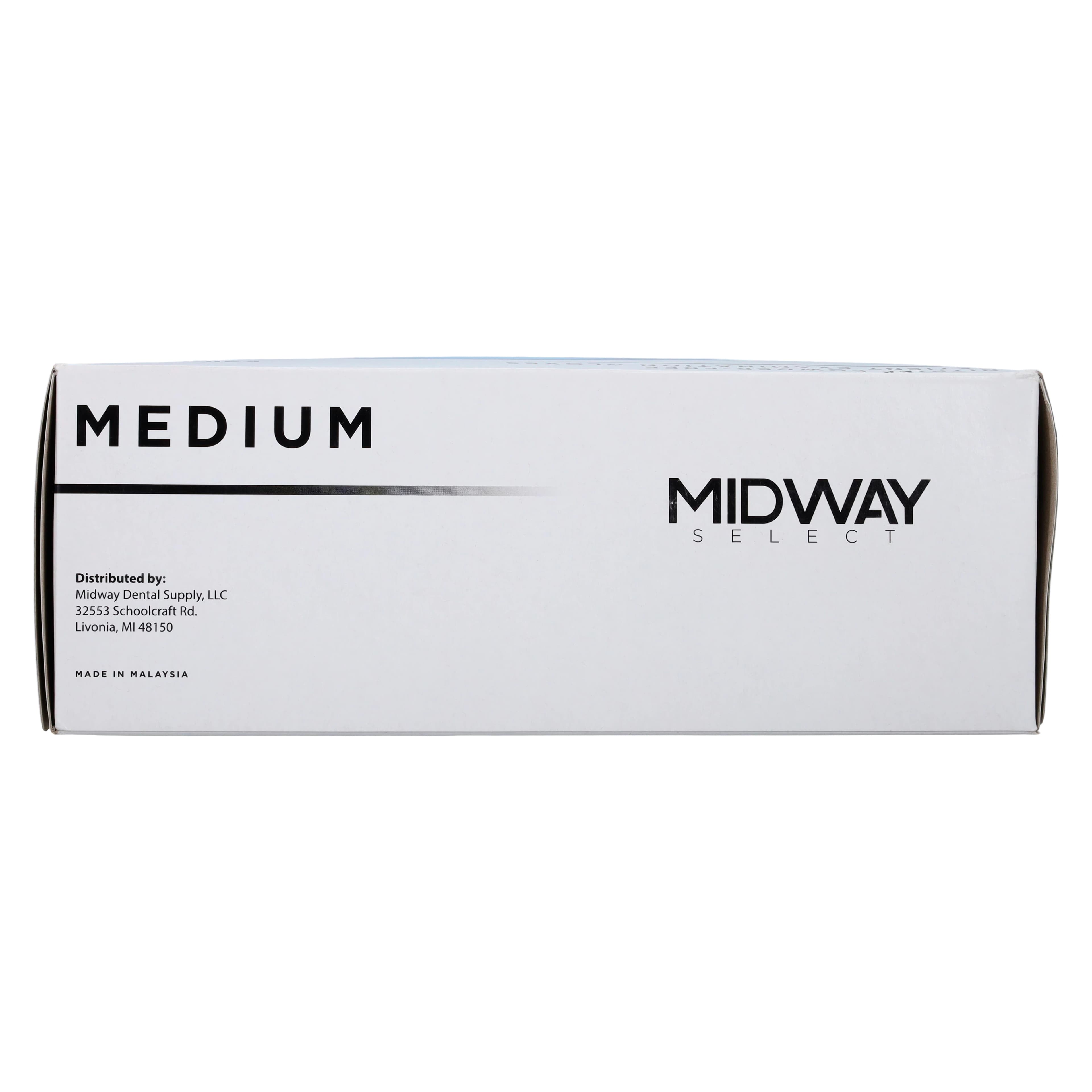 Midway Nitrile Powder-Free Examination Gloves, Medium, Light Blue, Non-Sterile, 200/Box thumbnail 5