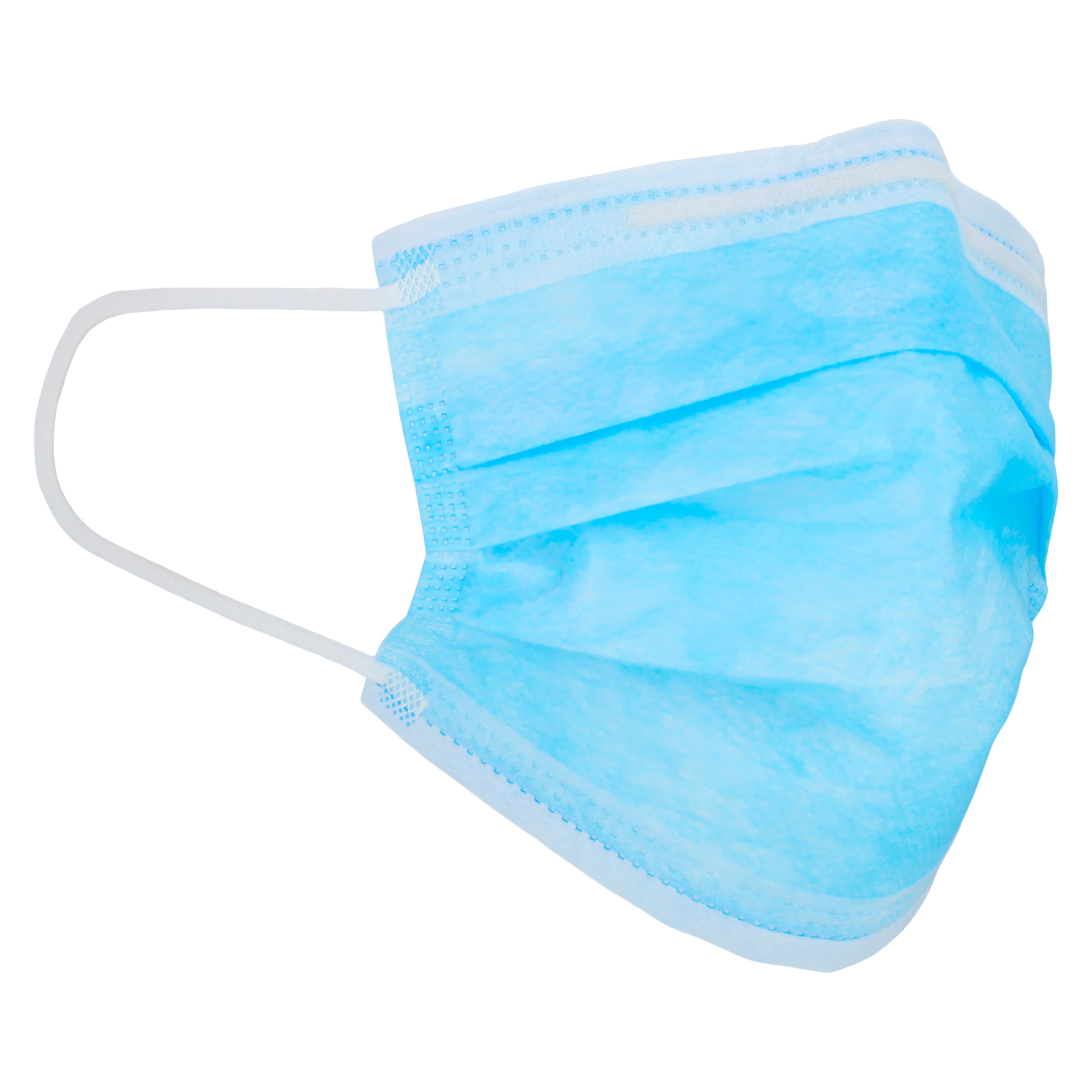 Earloop Masks, Blue, ASTM Level 1, Disposable, Latex-Free, 50/Box thumbnail 2