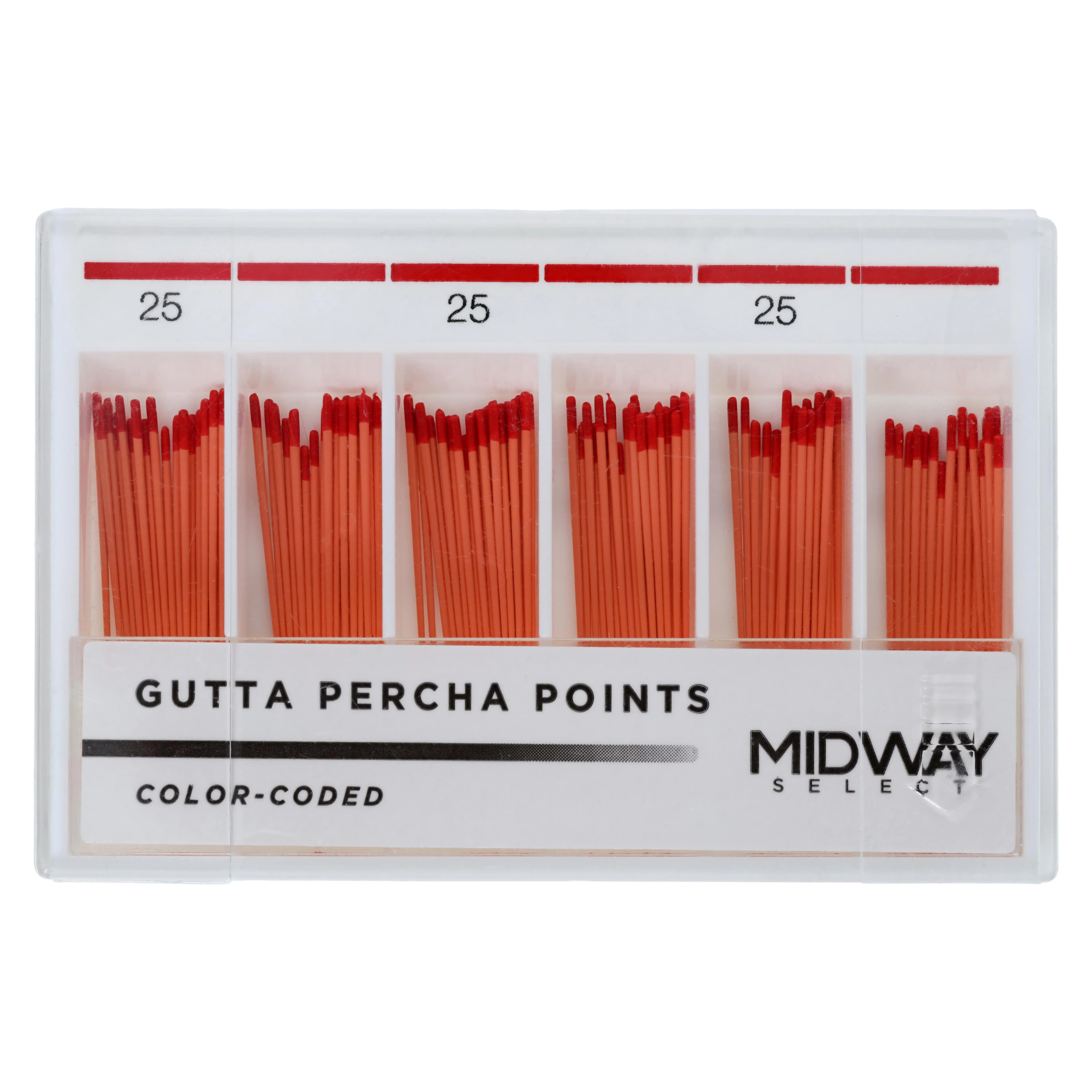 Gutta Percha Points, Taper .02, 120/Package - Gutta Percha Points Taper .02 - Image 1