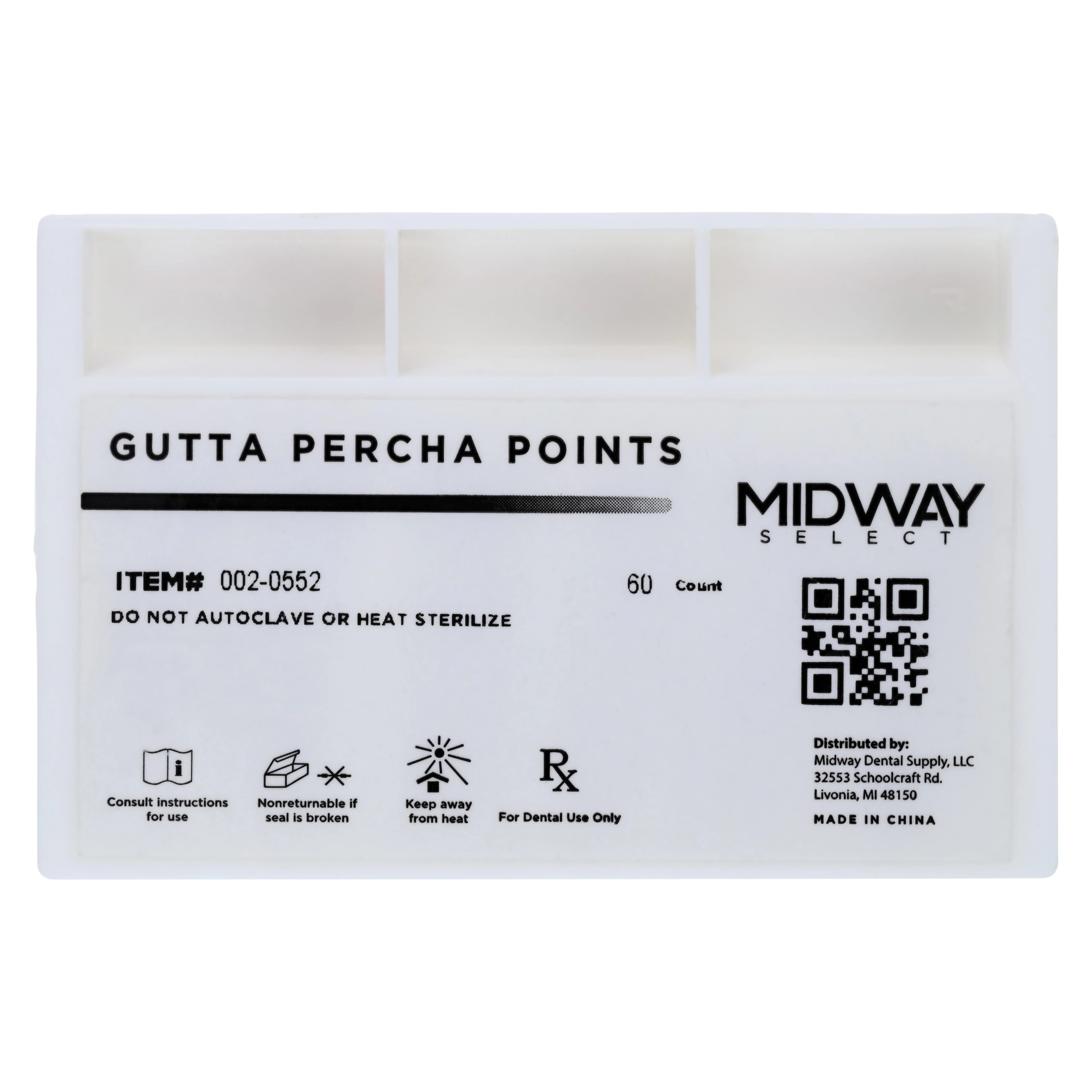 Gutta Percha Points, Taper .04, Size #55, 60/Package thumbnail 2