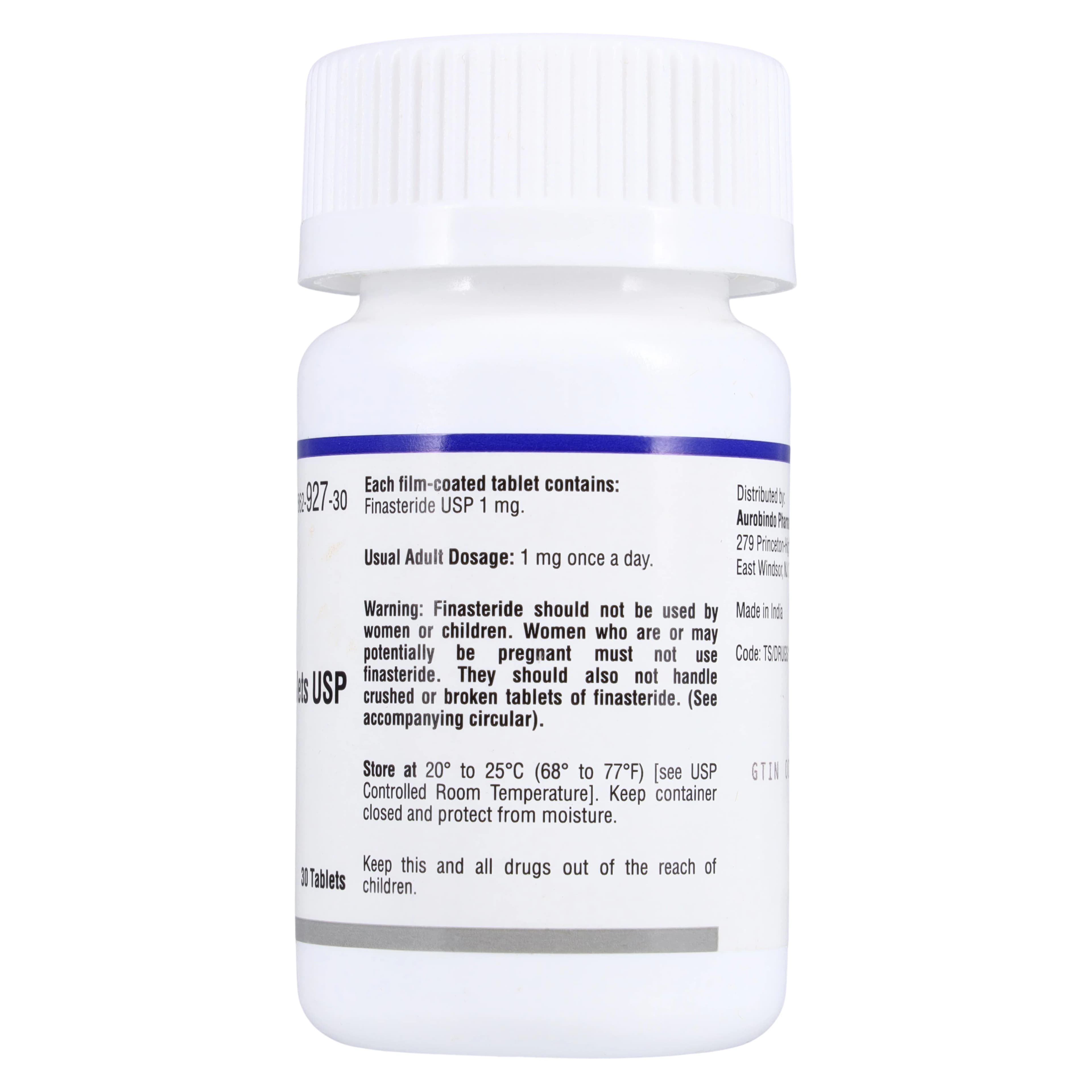 Finasteride Tablets, 1mg, 30/Bottle, Lannett Company LLC thumbnail 2