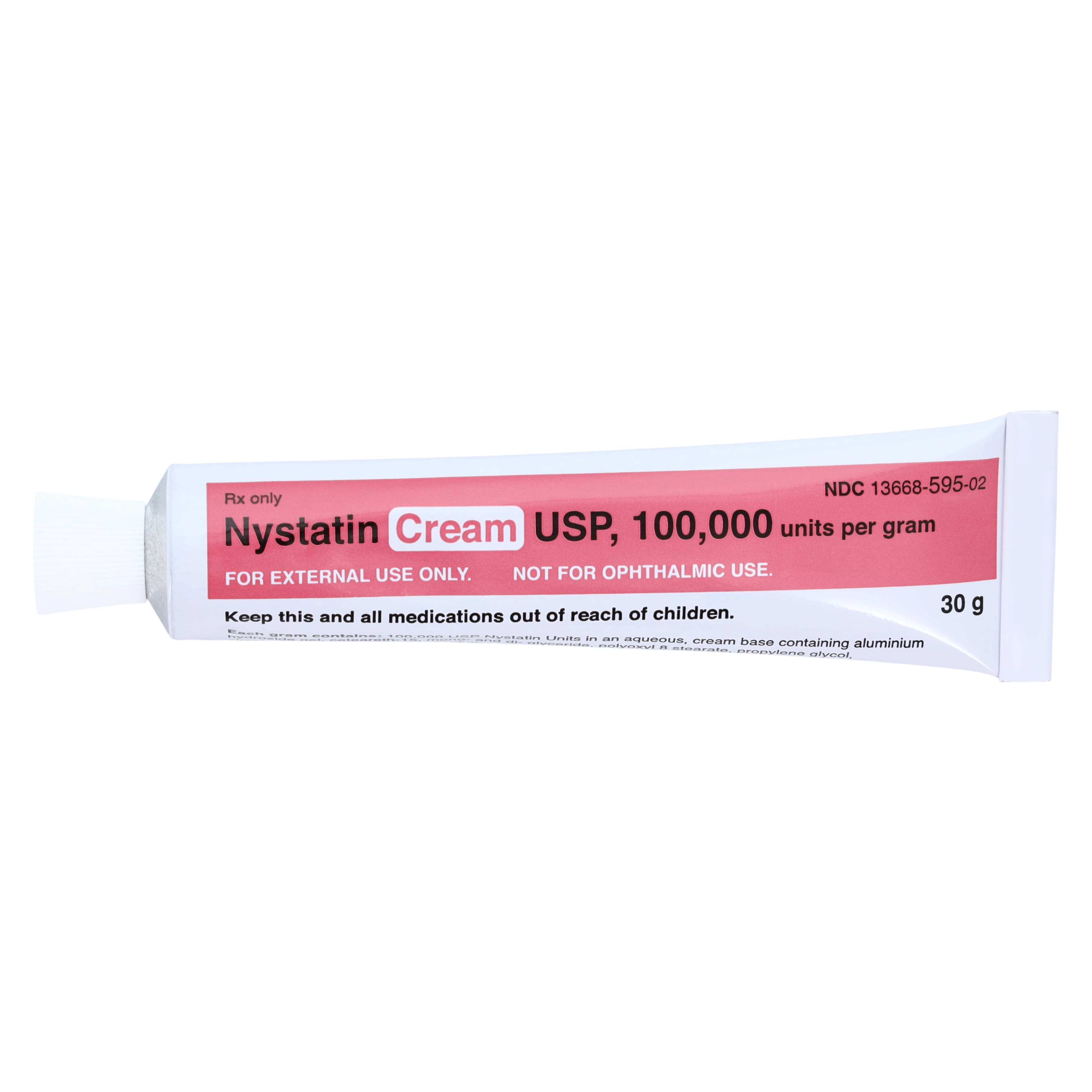 Nystatin Cream, Topical, 100MU, 30g Tube thumbnail 2