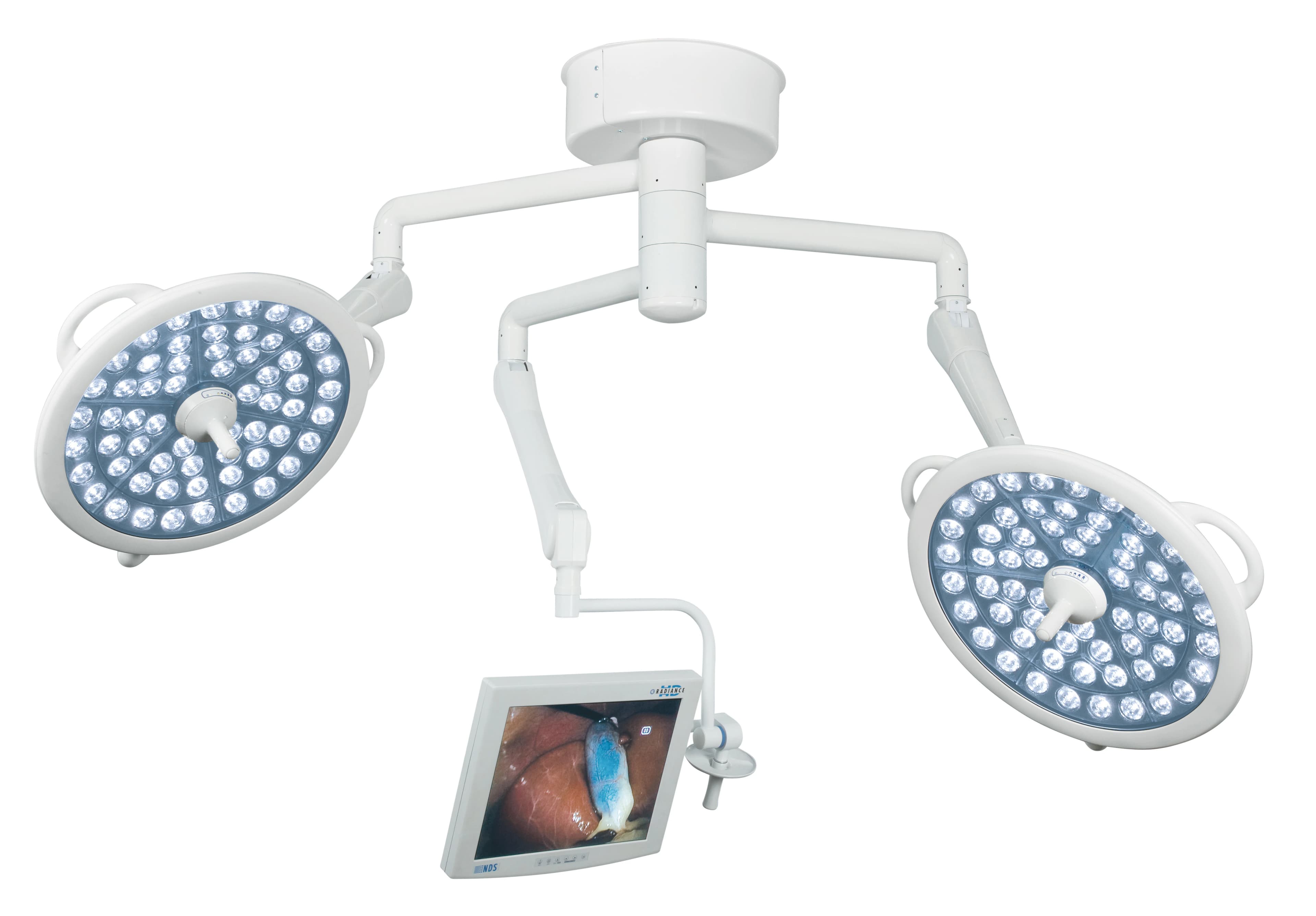 Specialty Surgical Instruments System Two LED Light System, 2 Lights, 1 Arm - System Two LED 2-Lights 1 Arm - Image 1