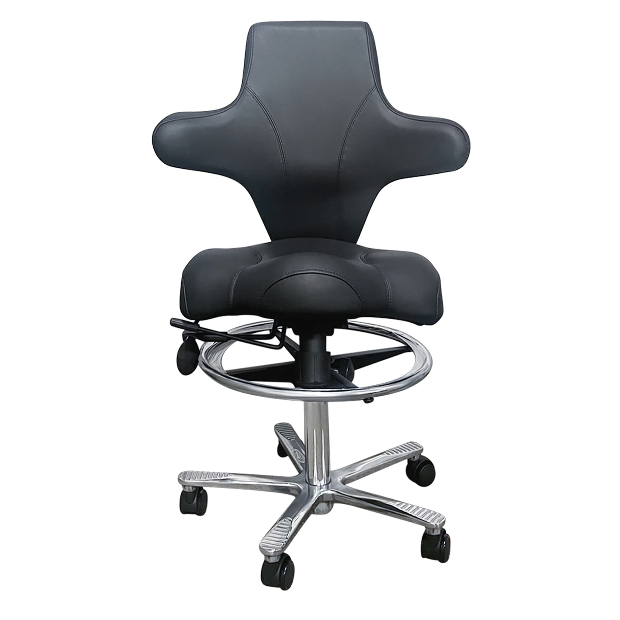 Brandt Sonography Stool, 5-Caster Base, Blue - Sonography Stool 5 Caster Base - Image 1