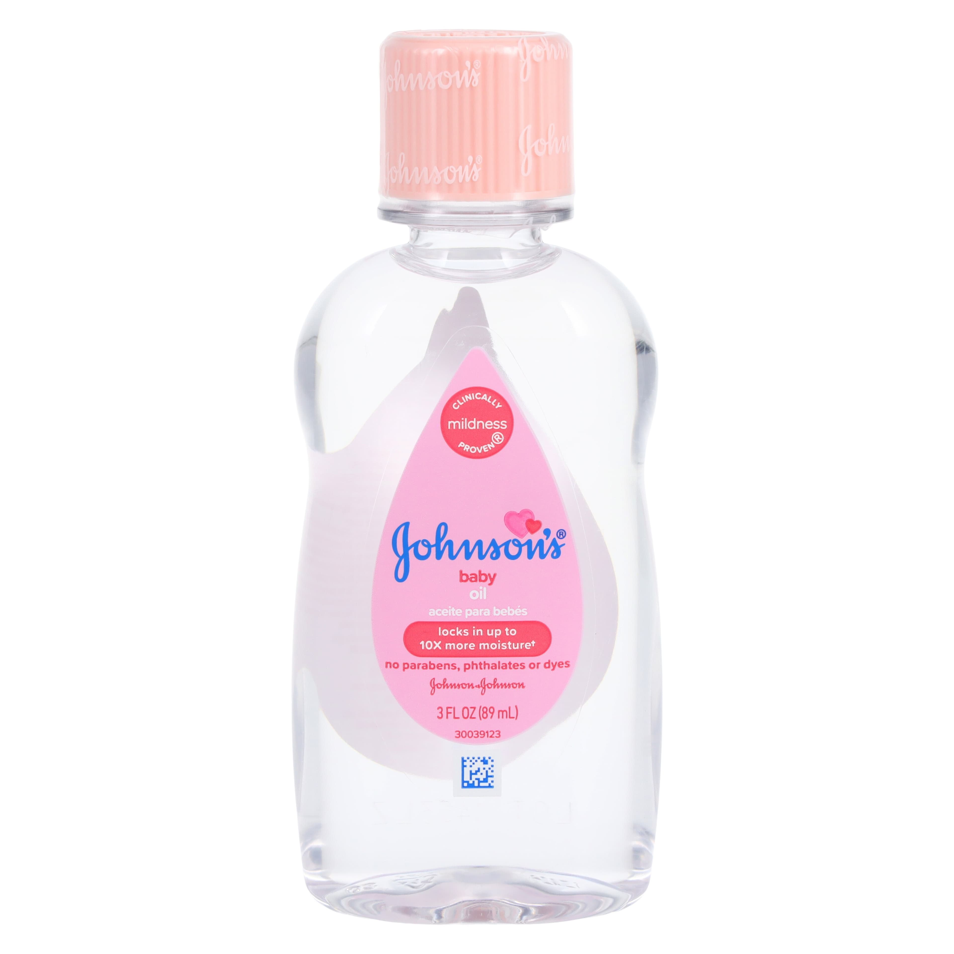 Johnson's Baby Oil, 3 oz Bottles, 8/Pack, 6 Packs/Case - JOHNSON'S BABY OIL - Image 1
