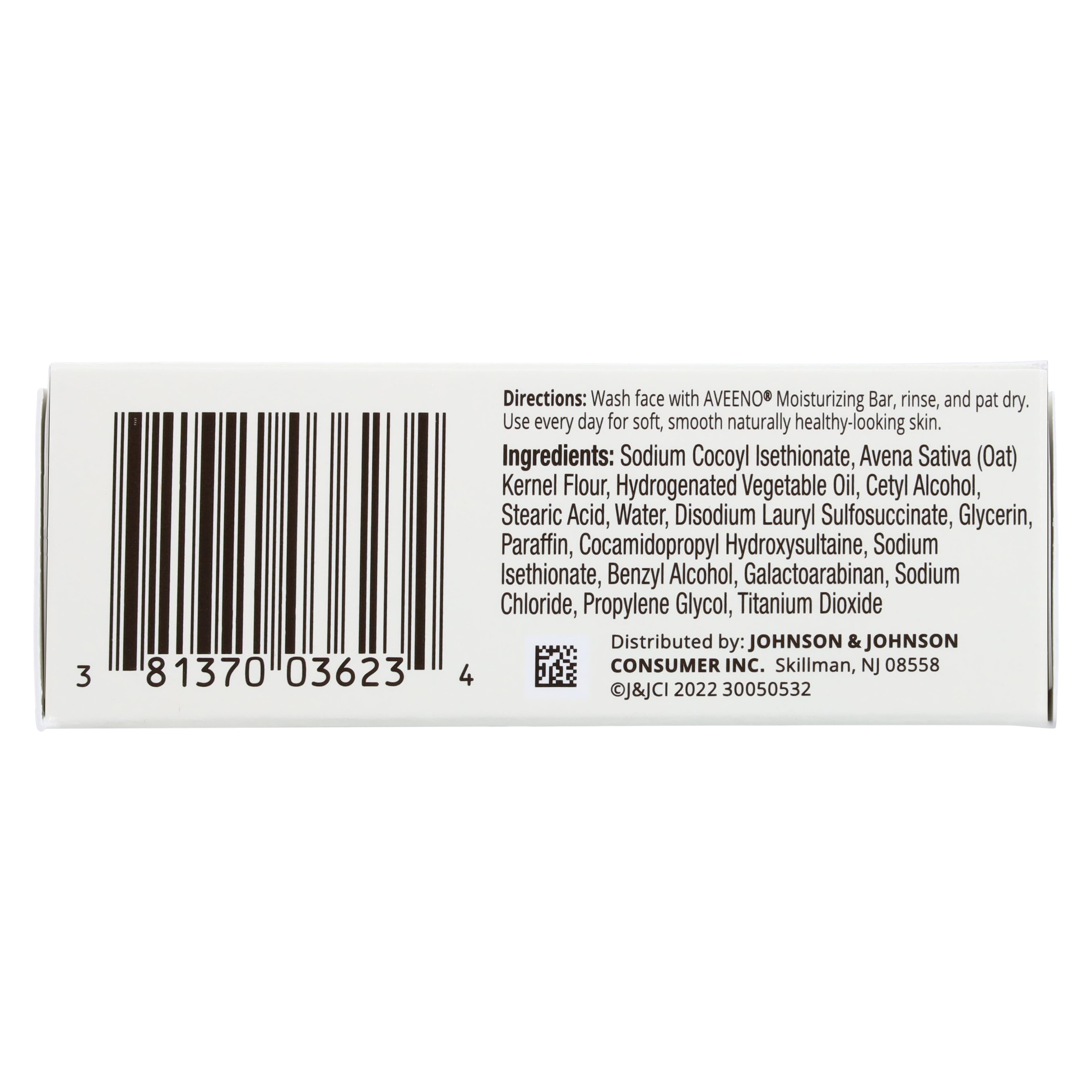Aveeno Cleansing Bar, Fragrance Free, 3.5 oz, 6/Pack, 4 Packs/Case thumbnail 4