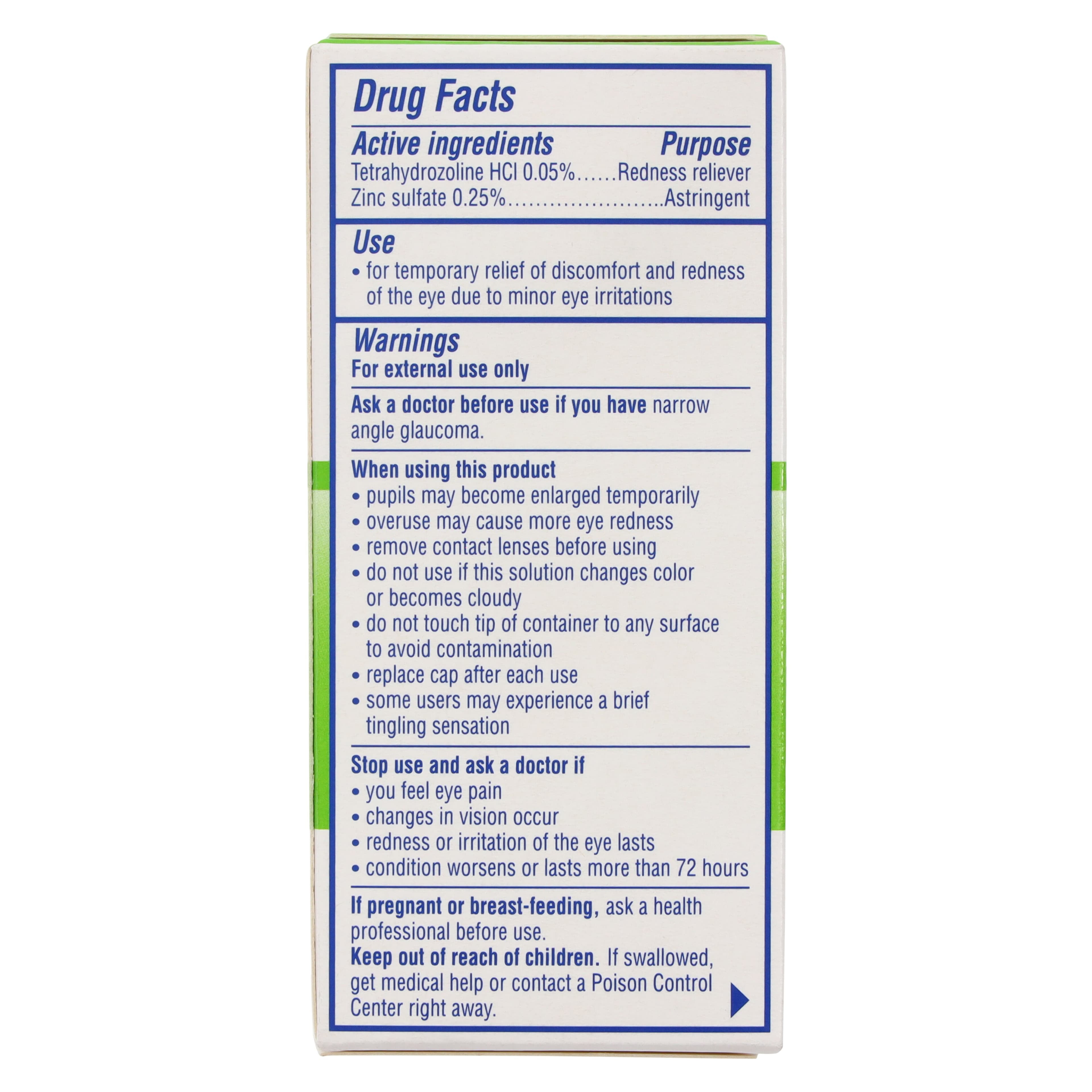 Visine A.C. Eye Drops, Itch & Redness Relief, Adult/Children 6+, 0.5 oz, 3/Pack thumbnail 3