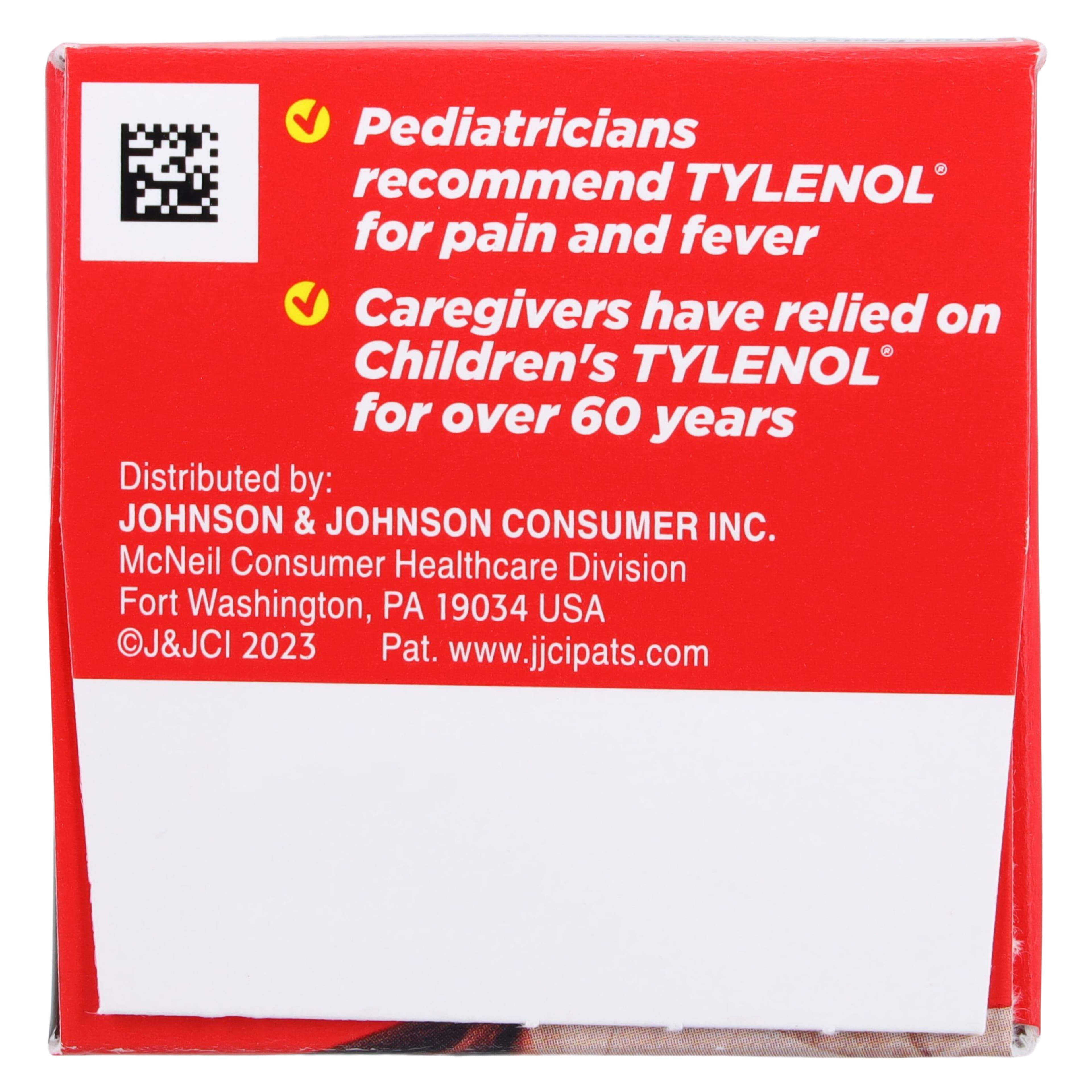 Tylenol Children's Chewable Pain Reliever & Fever Reducer, Grape, 160 mg, 24 Count Bottle thumbnail 5