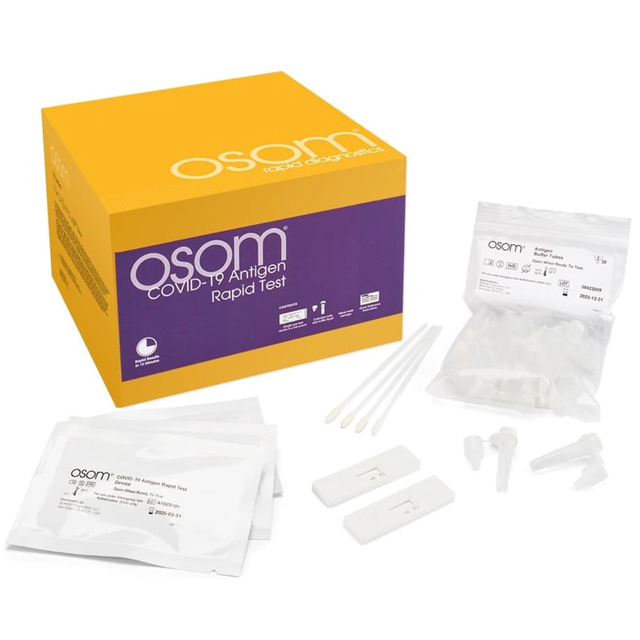 OSOM COVID-19 Antigen Test Kit, CLIA Waived, 40 Tests/Box thumbnail 5