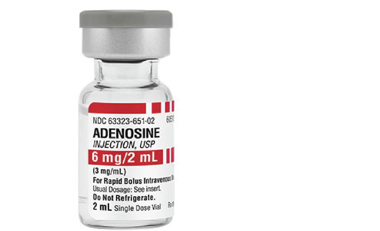 Adenosine Injection 3mg/mL SDV 2mL, 10/Package, Fresenius Kabi - Adenosine Injection SDV 2mL - Image 1