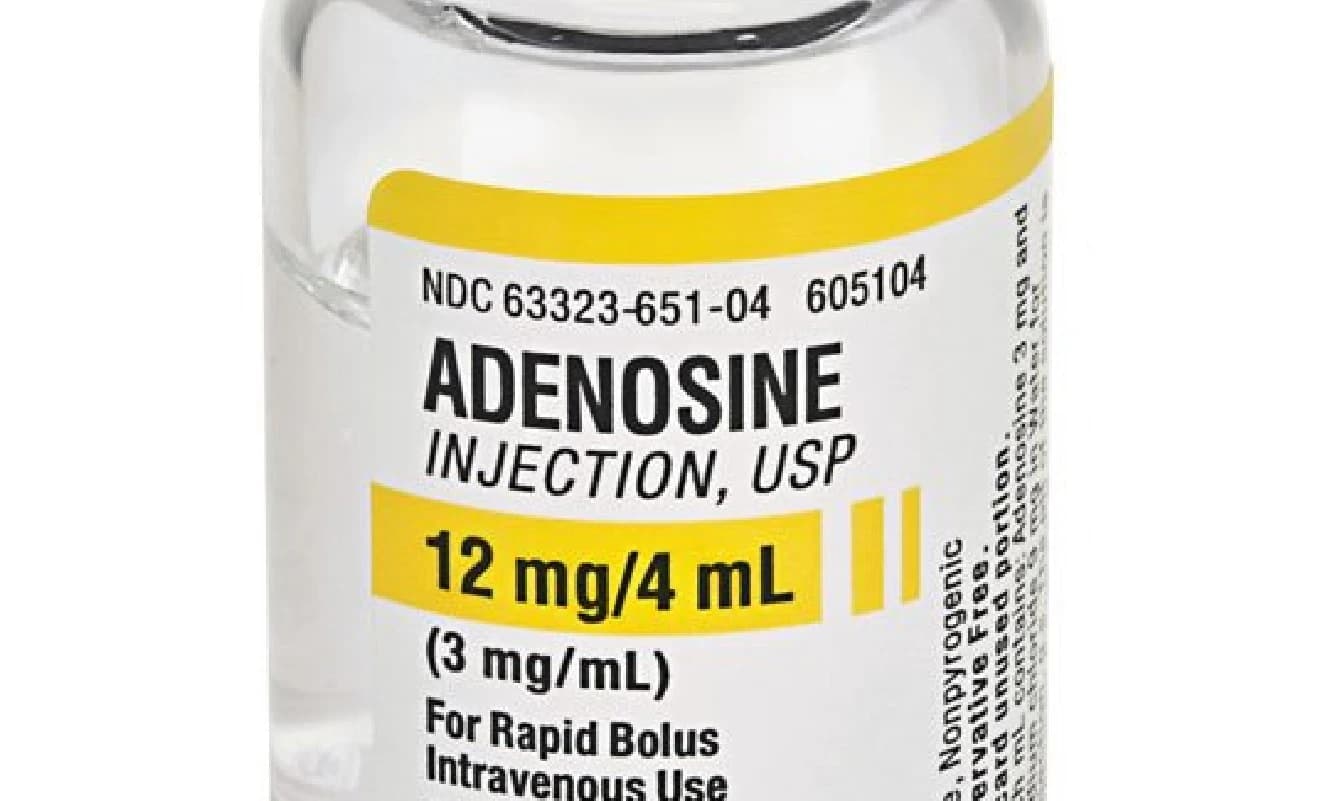 Adenosine Injection SDV 3mg/mL, 4mL Single Dose Vial, 10/Package thumbnail 2