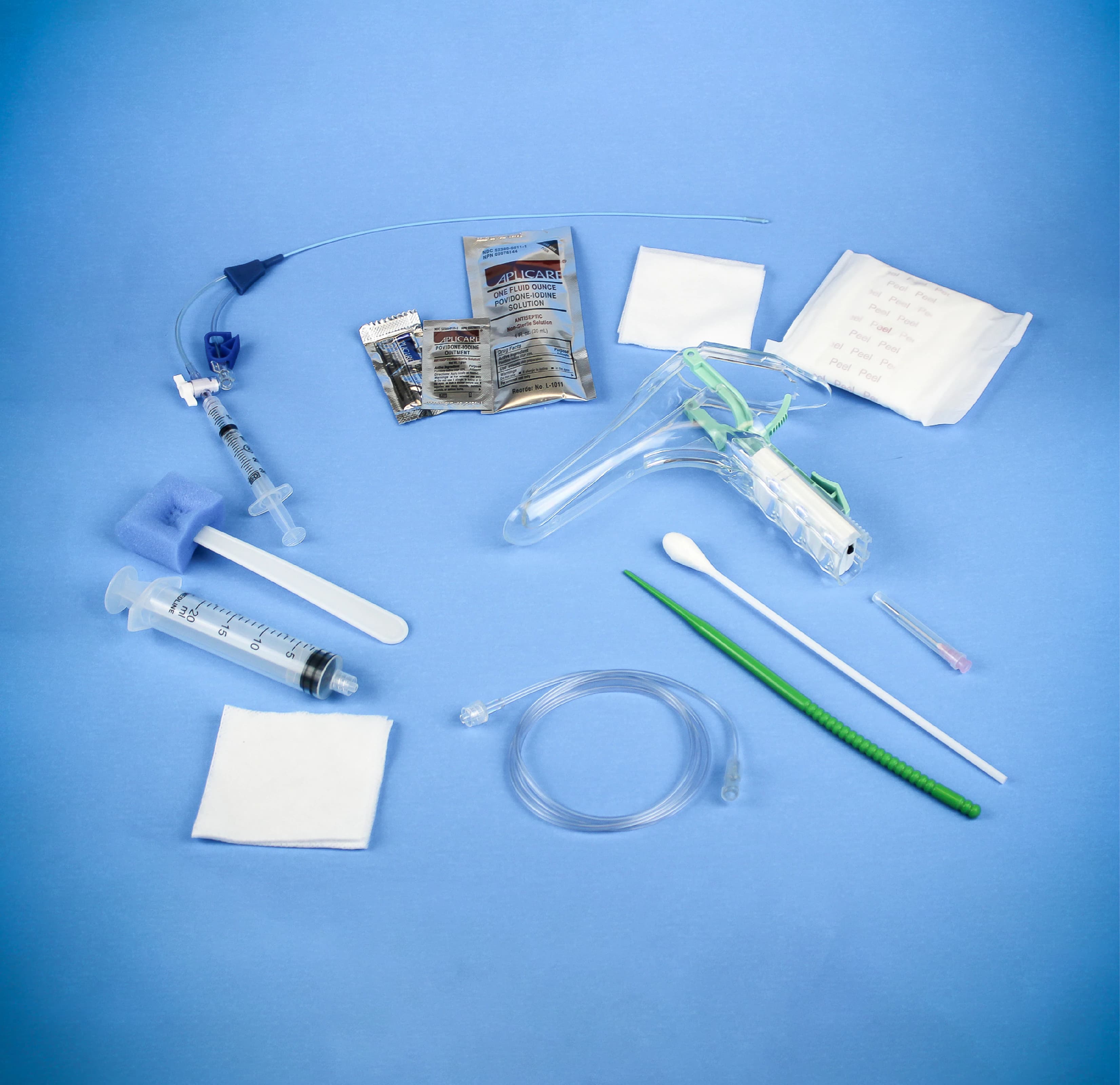 HSG Tray with Flex Catheter, Vaginal Procedure Kit - HSG Tray with Flex Catheter - Image 1