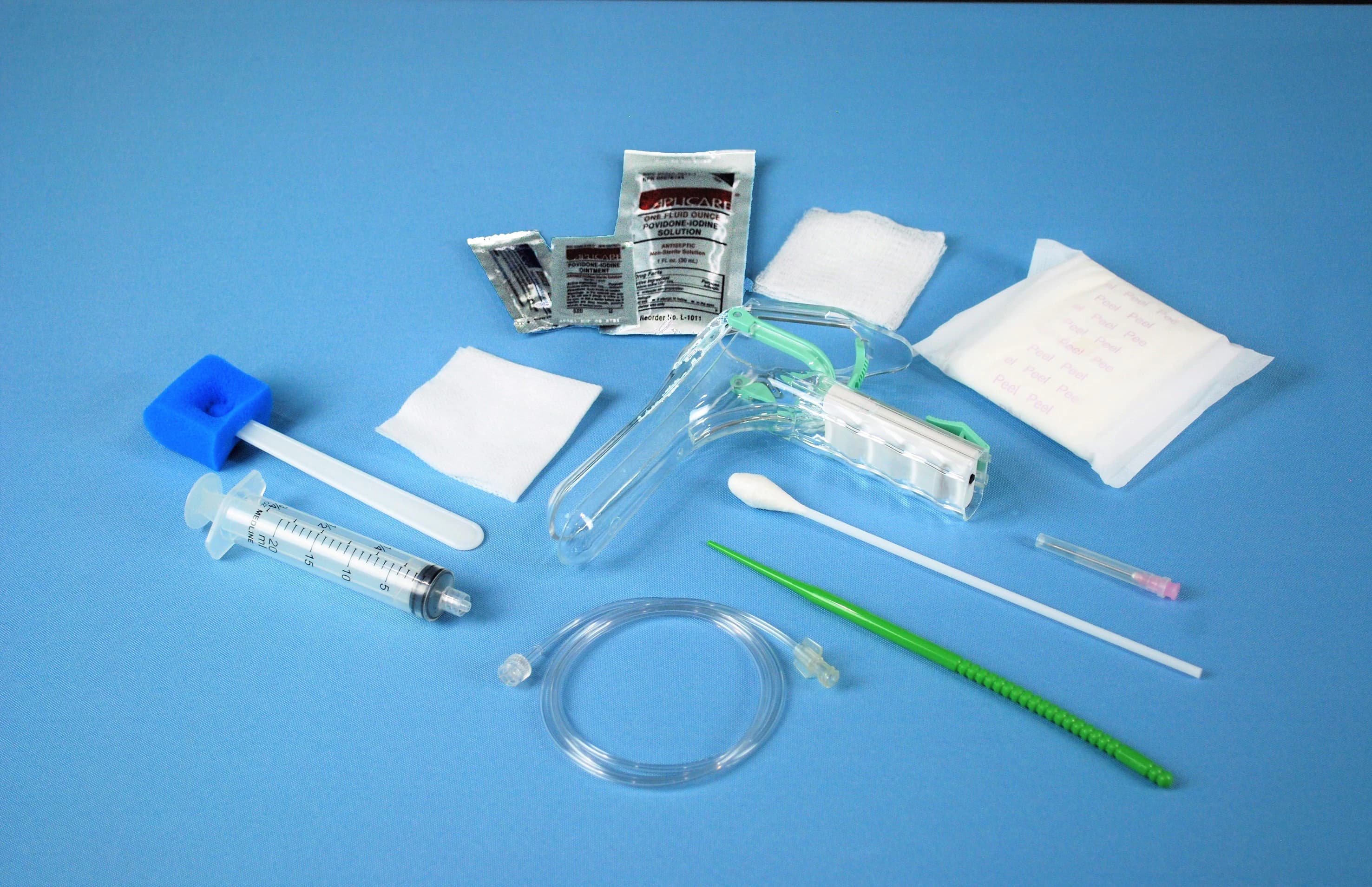 HSG Tray without Catheter, Vaginal Hysterosalpingography Procedure Tray - HSG Tray w/o Catheter - Image 1