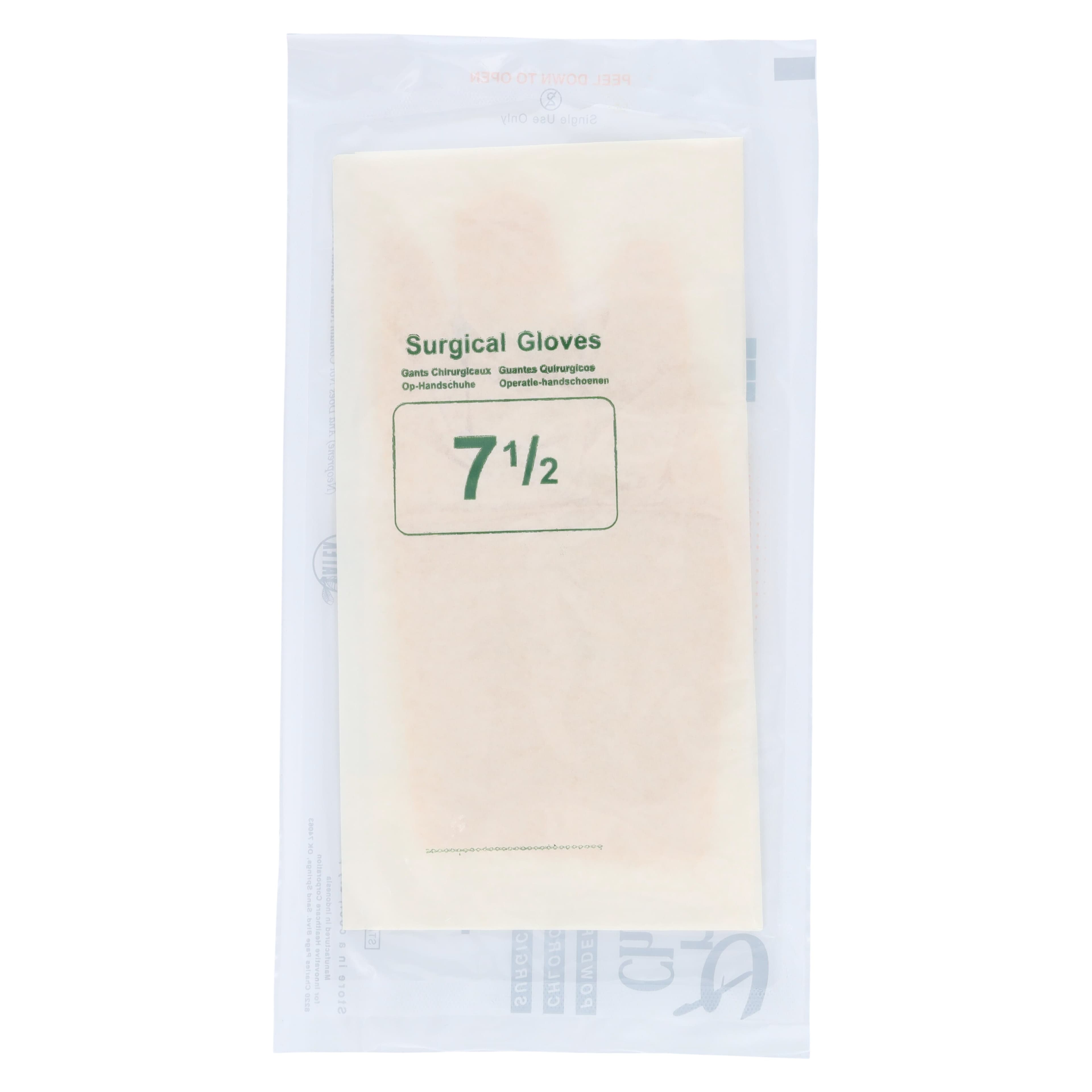 Dermassist Prestige Chloroprene Surgical Gloves, Powder-Free, Latex-Free, Textured, Size 7.5, White, 25/Box thumbnail 7