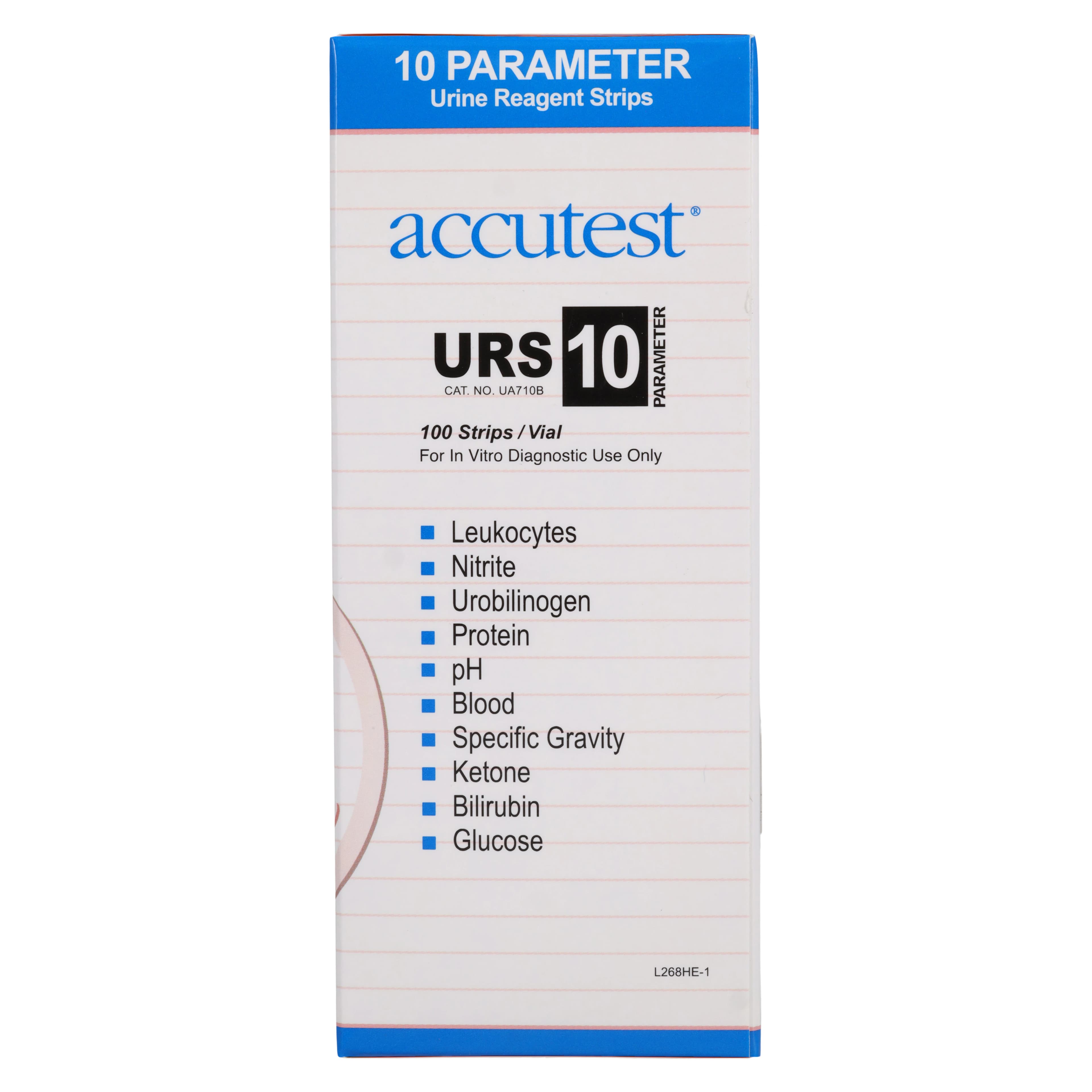 Accutest 10UA Urinalysis Test Strips, 10-Parameter, 100/Bottle thumbnail 6