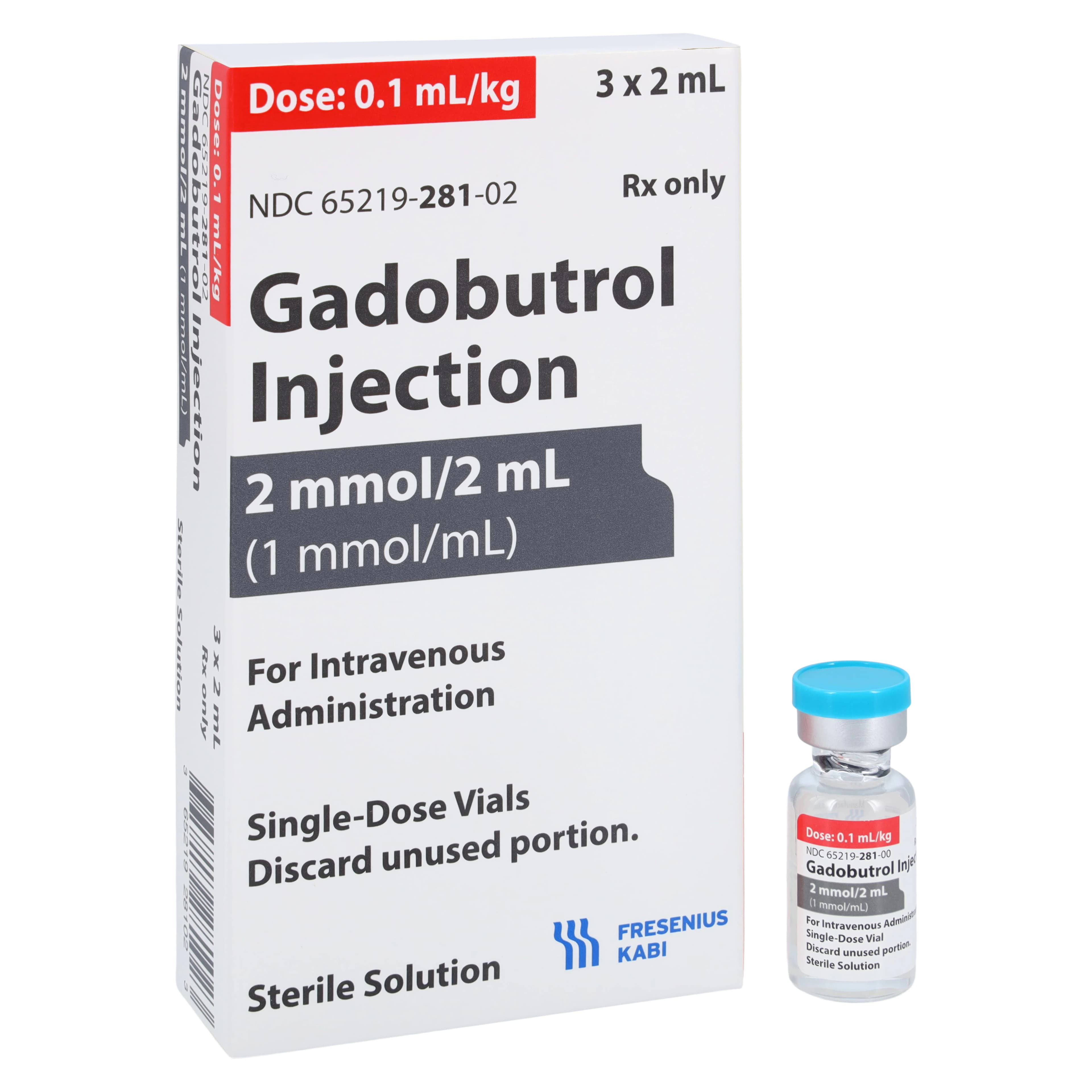 Gadobutrol Injection 1mmol/mL SDV 2mL (15/Package) - Gadobutrol Injection SDV 2mL - Image 1