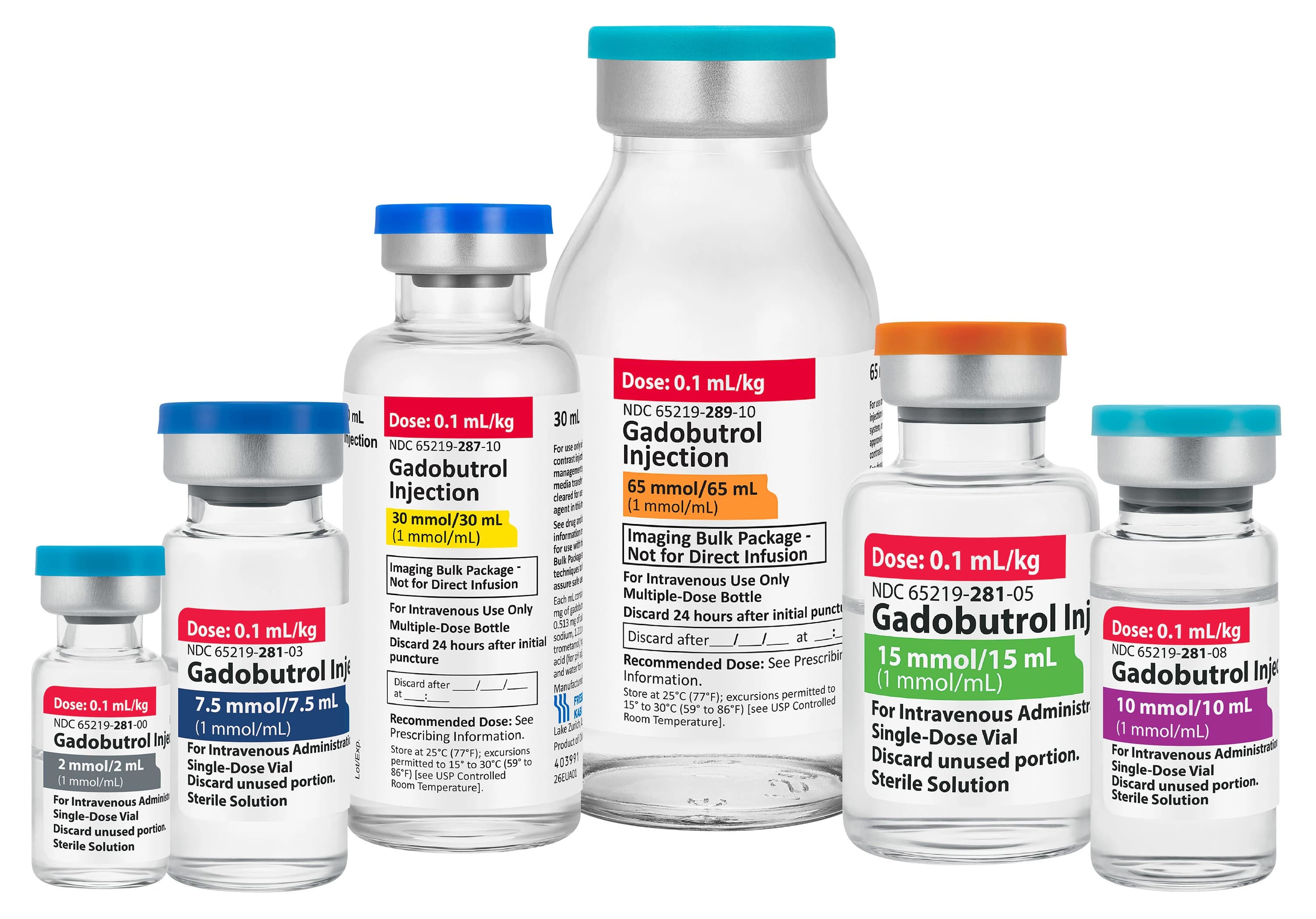Gadobutrol Injection 1 mmol/mL, Single-Dose Vial, 10 mL, 20/Package - Gadobutrol Inj SDV 10mL - Image 1