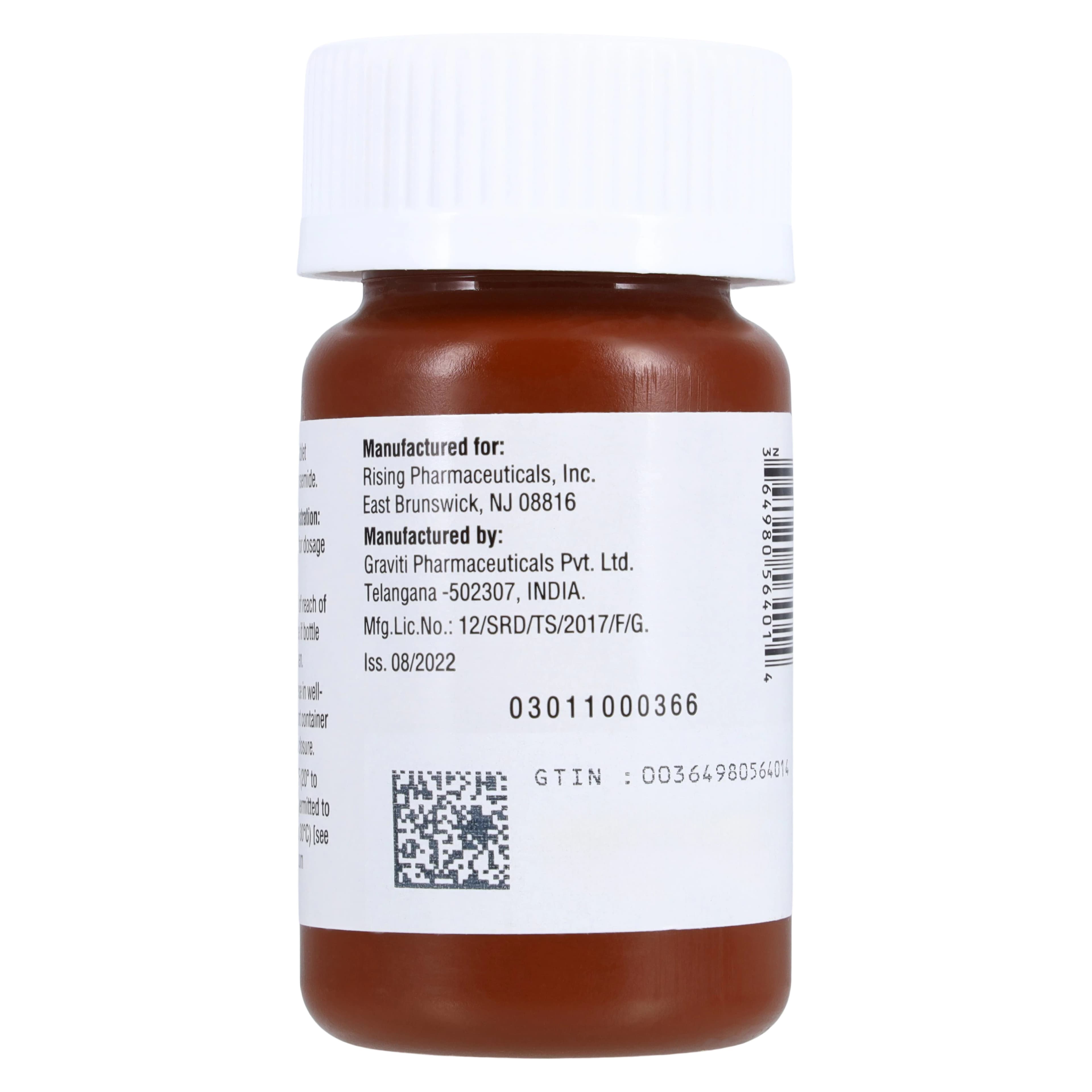 Furosemide Tablets, 80mg, 100/Bottle, Rising Pharmaceuticals thumbnail 3