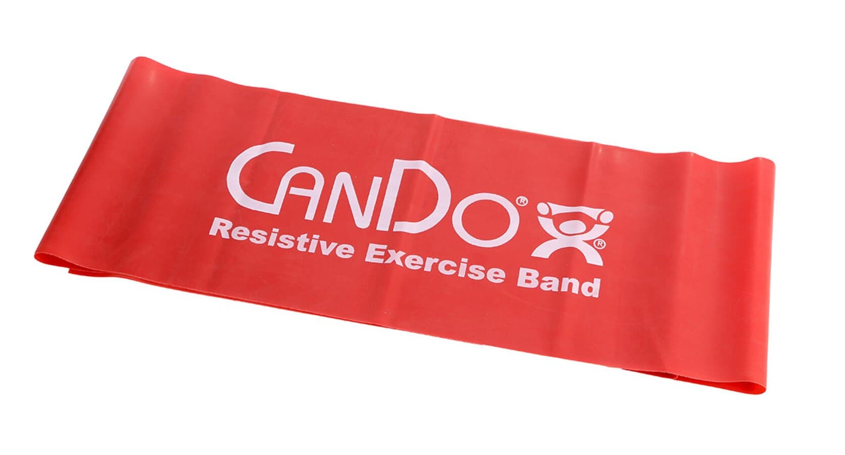 CanDo Exercise Band, 5 ft, Light Resistance (Red), 1 Each - Band Exercise 5' Light - Image 1
